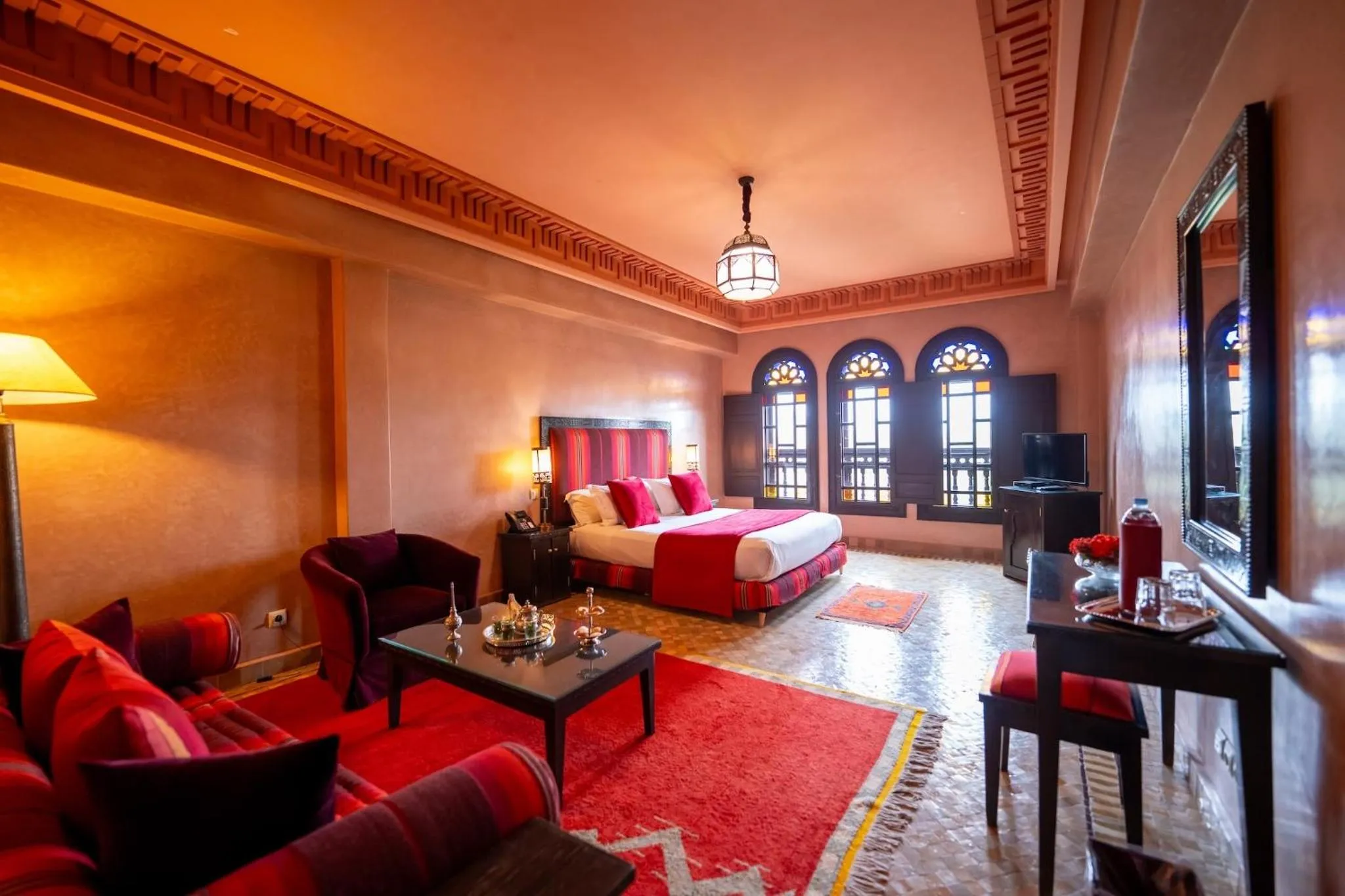 Living room, Bed in Al Fassia Aguedal