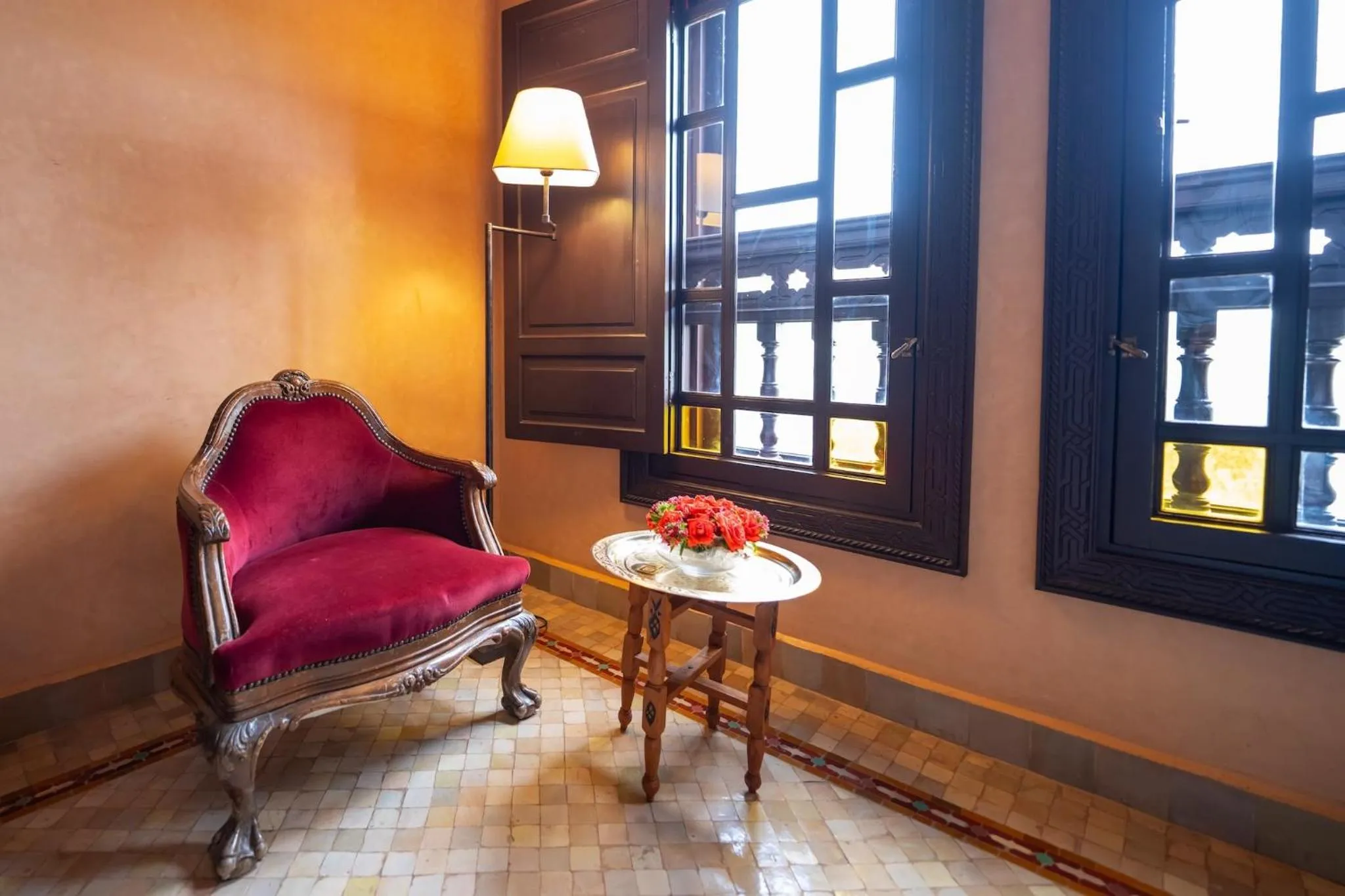 Seating area in Al Fassia Aguedal