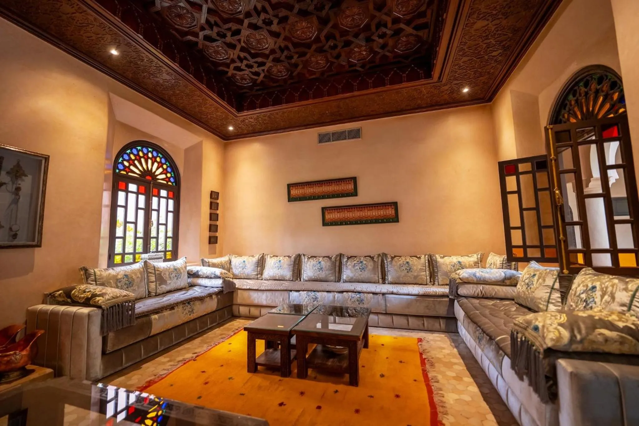 Seating area in Al Fassia Aguedal