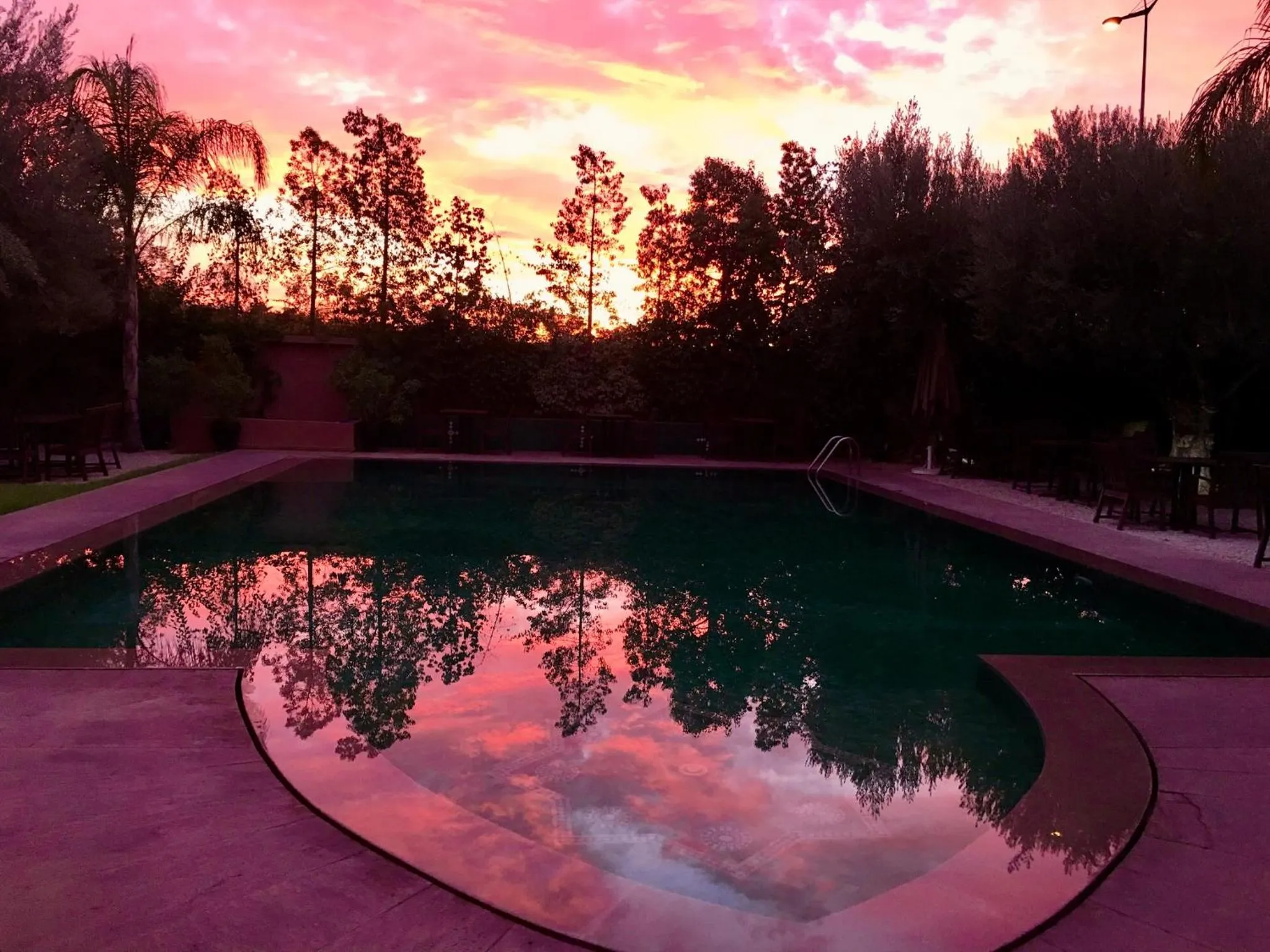 Pool view in Al Fassia Aguedal