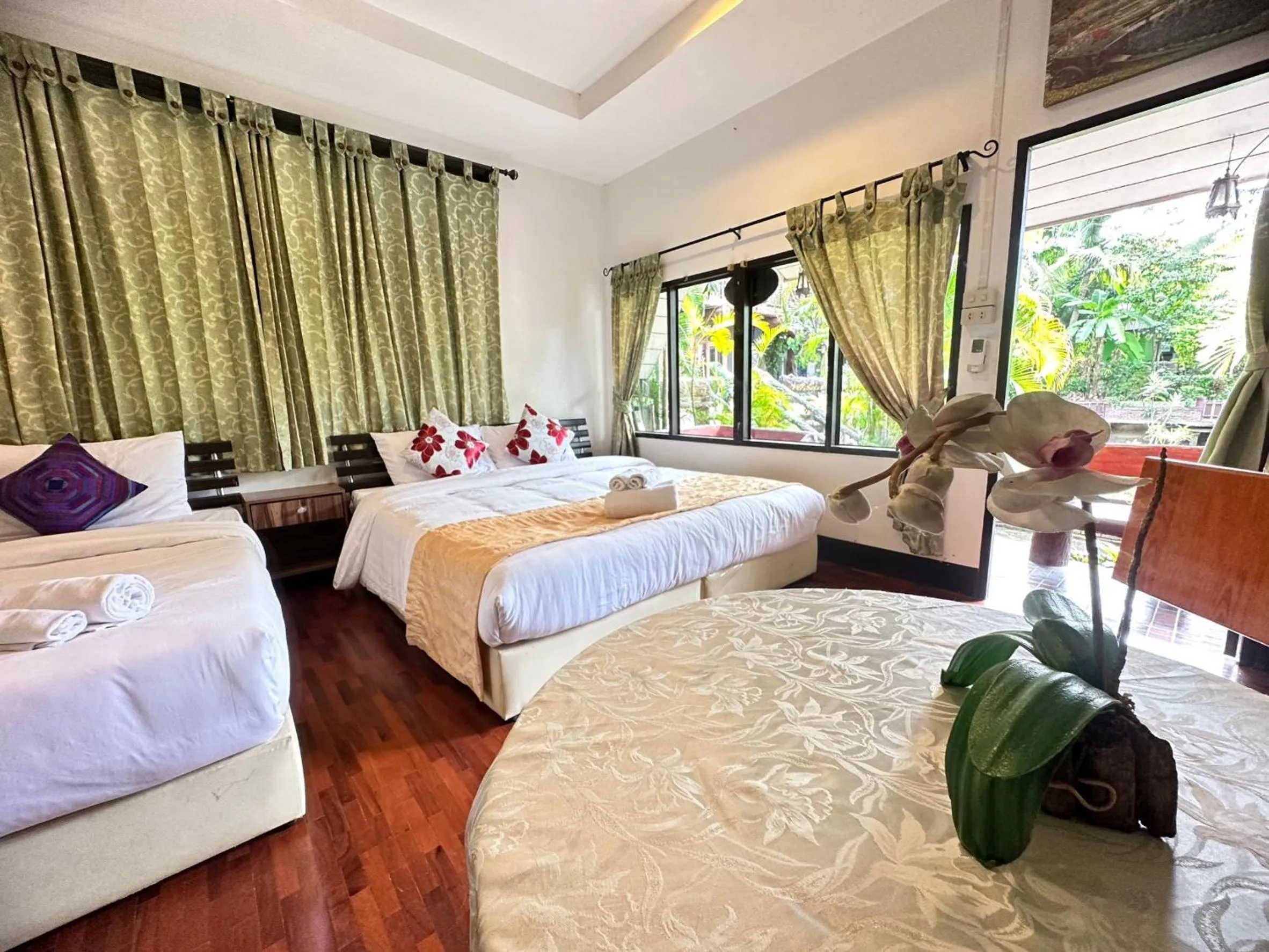 Bed in Soft Resort Kad Farang Hangdong