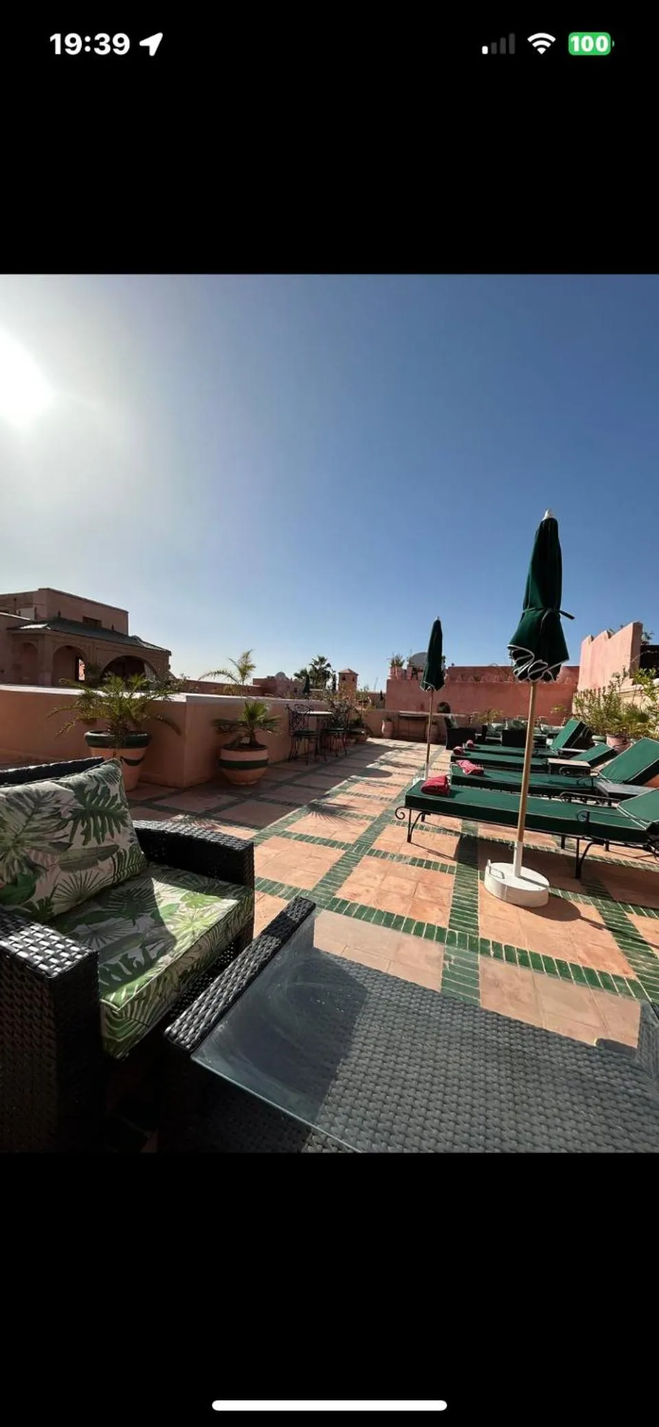 Patio in Riad & Spa Esprit Du Maroc