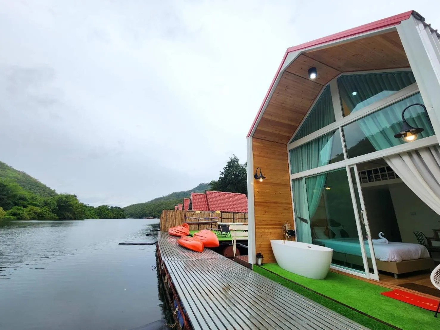 Property building in Lake Hill Resort Kanchanaburi