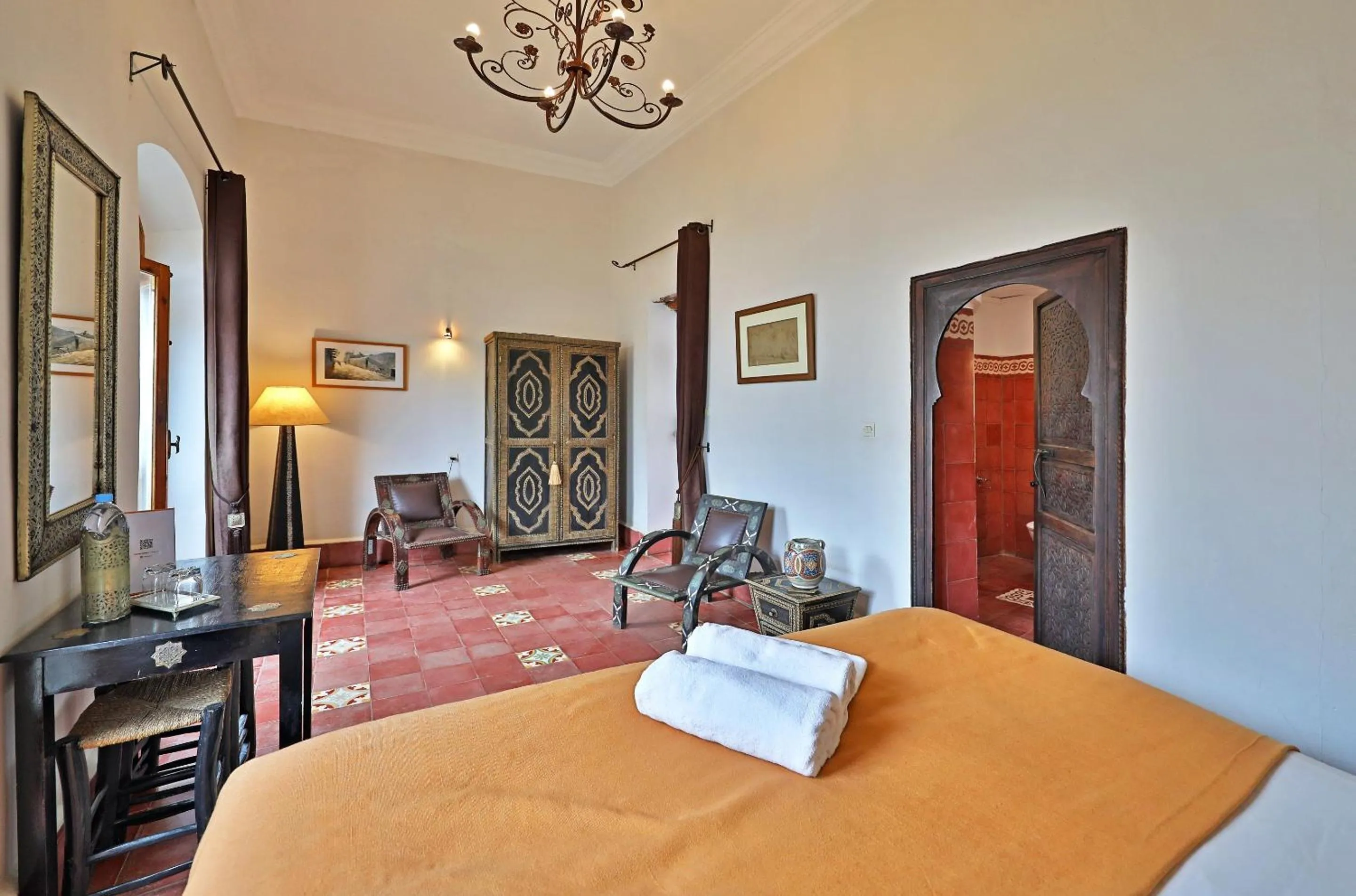 Bedroom, Bed in Riad Villa Garance