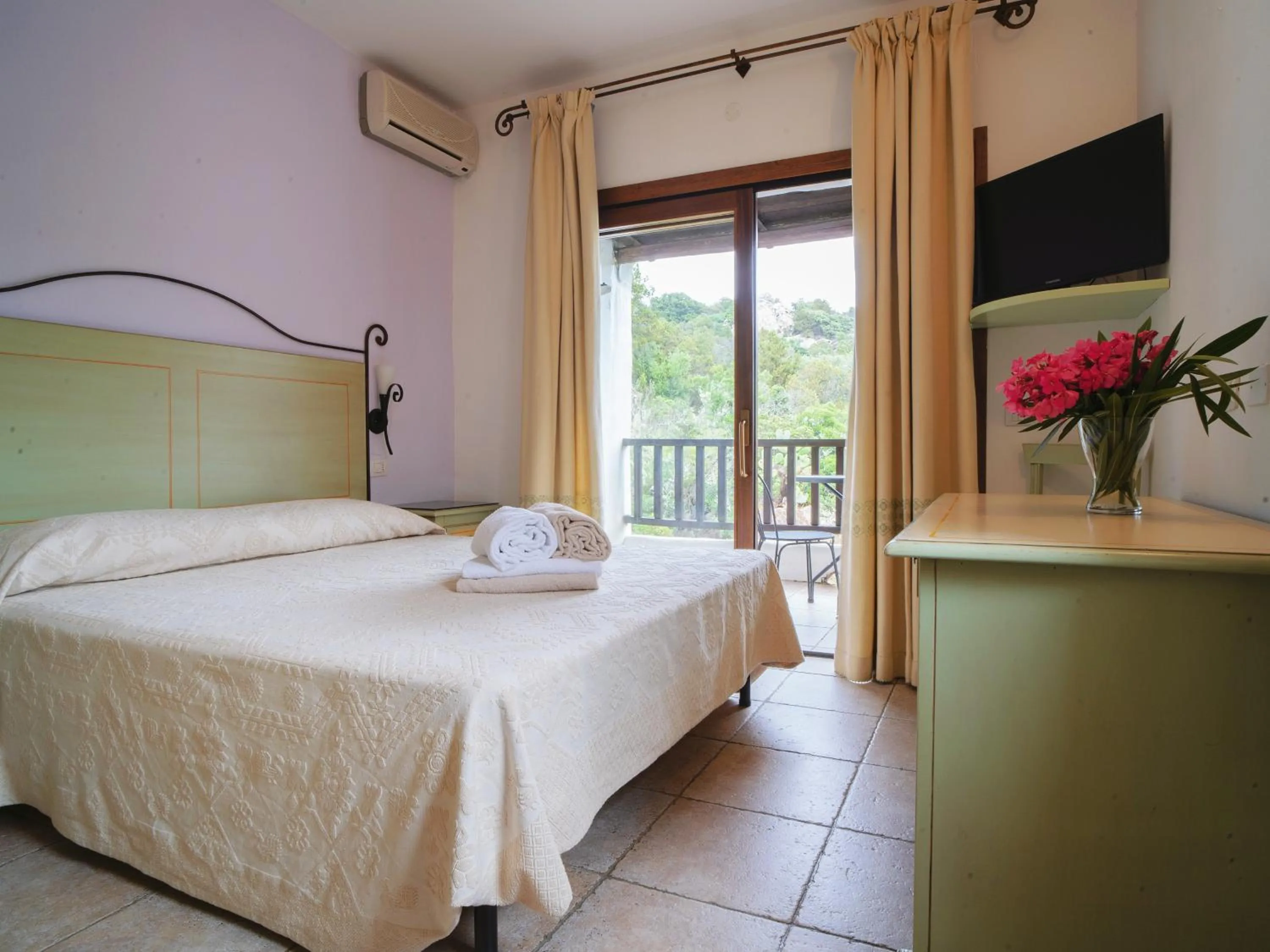 Bed in Hotel Pedra Santa