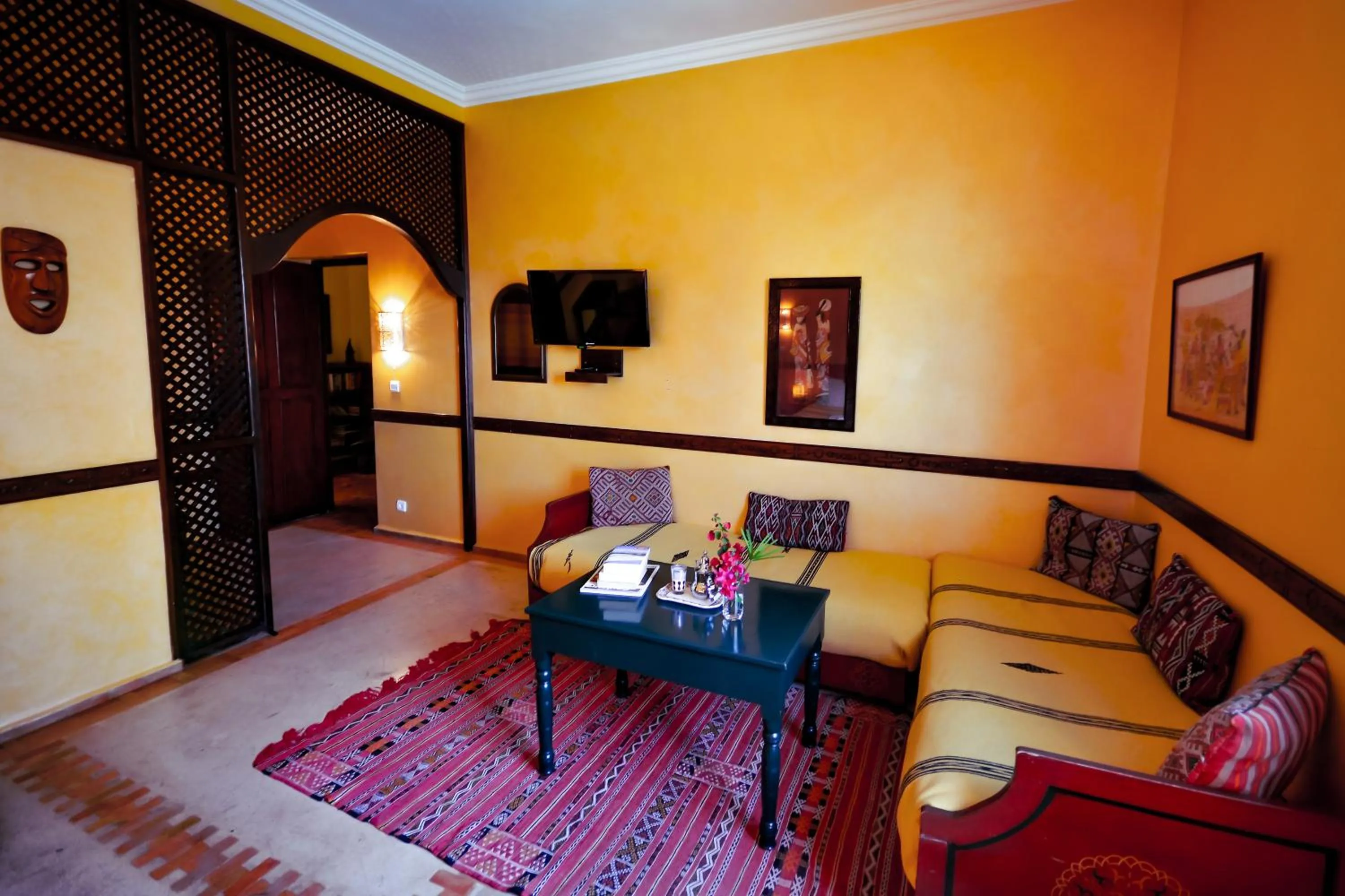 Living room in Riad Zahra