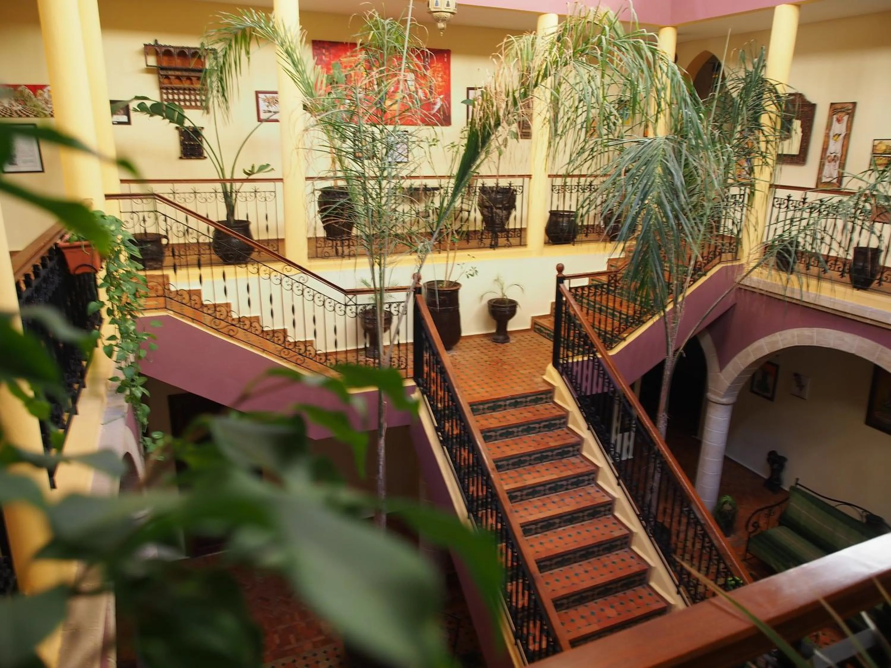 Lobby or reception in Riad Zahra