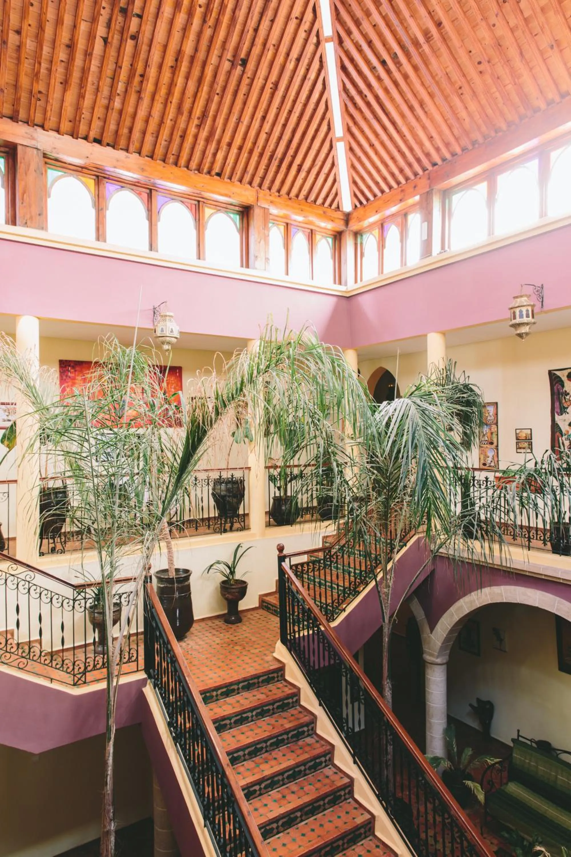 Lobby or reception in Riad Zahra