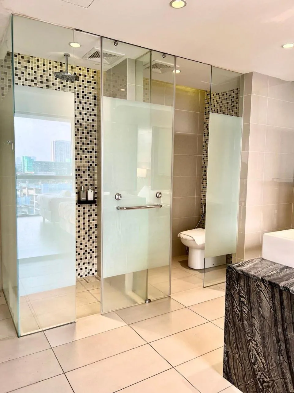 Shower in D'Majestic by Lush Living