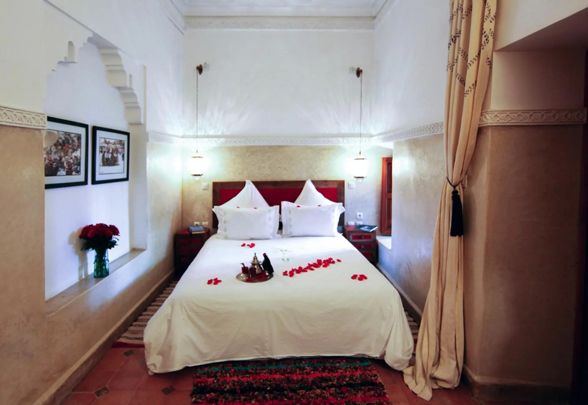 Bed in Riad Dar Justo Hotel Boutique & Spa