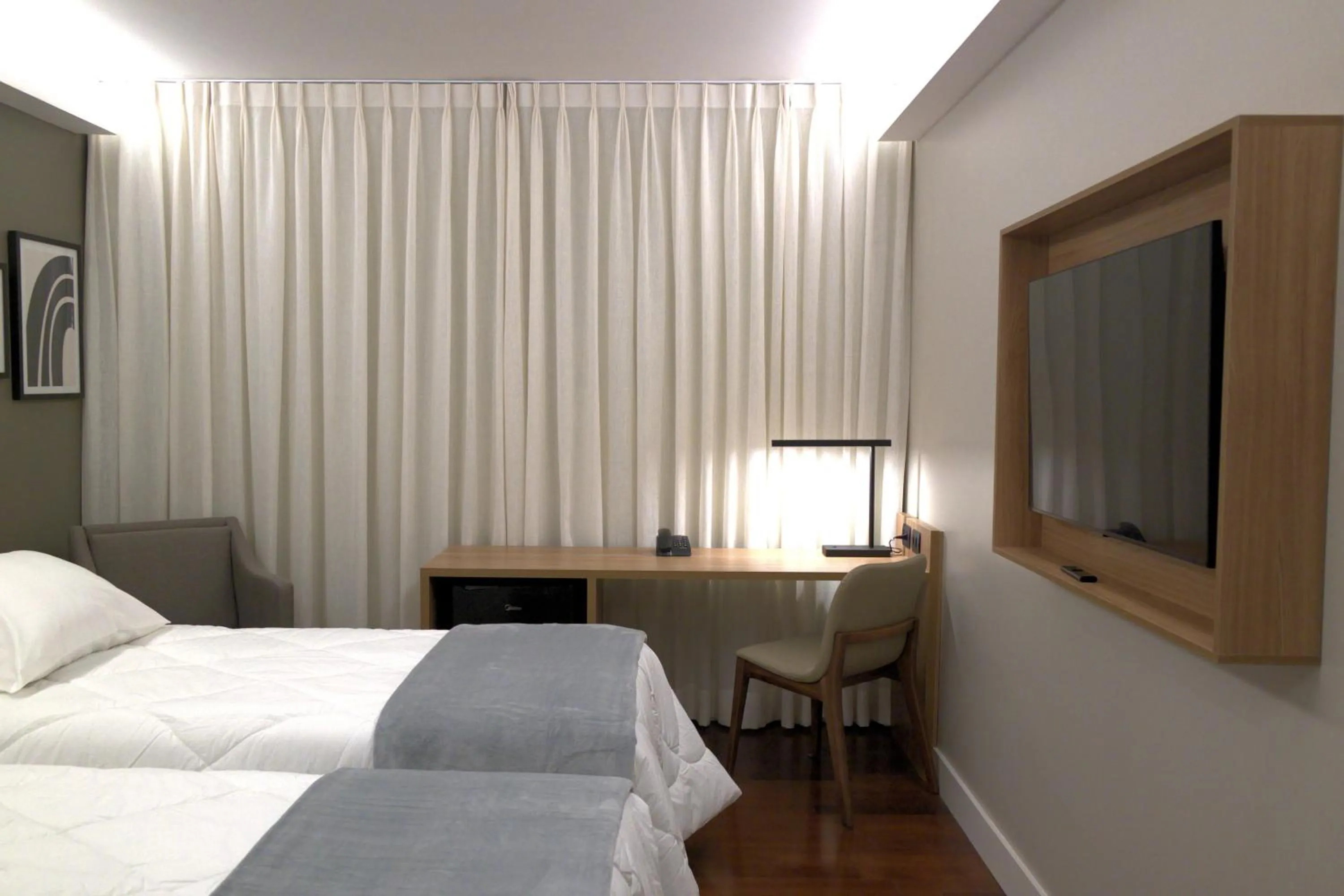 Bed in HIGI HOTEL SÃO PAULO