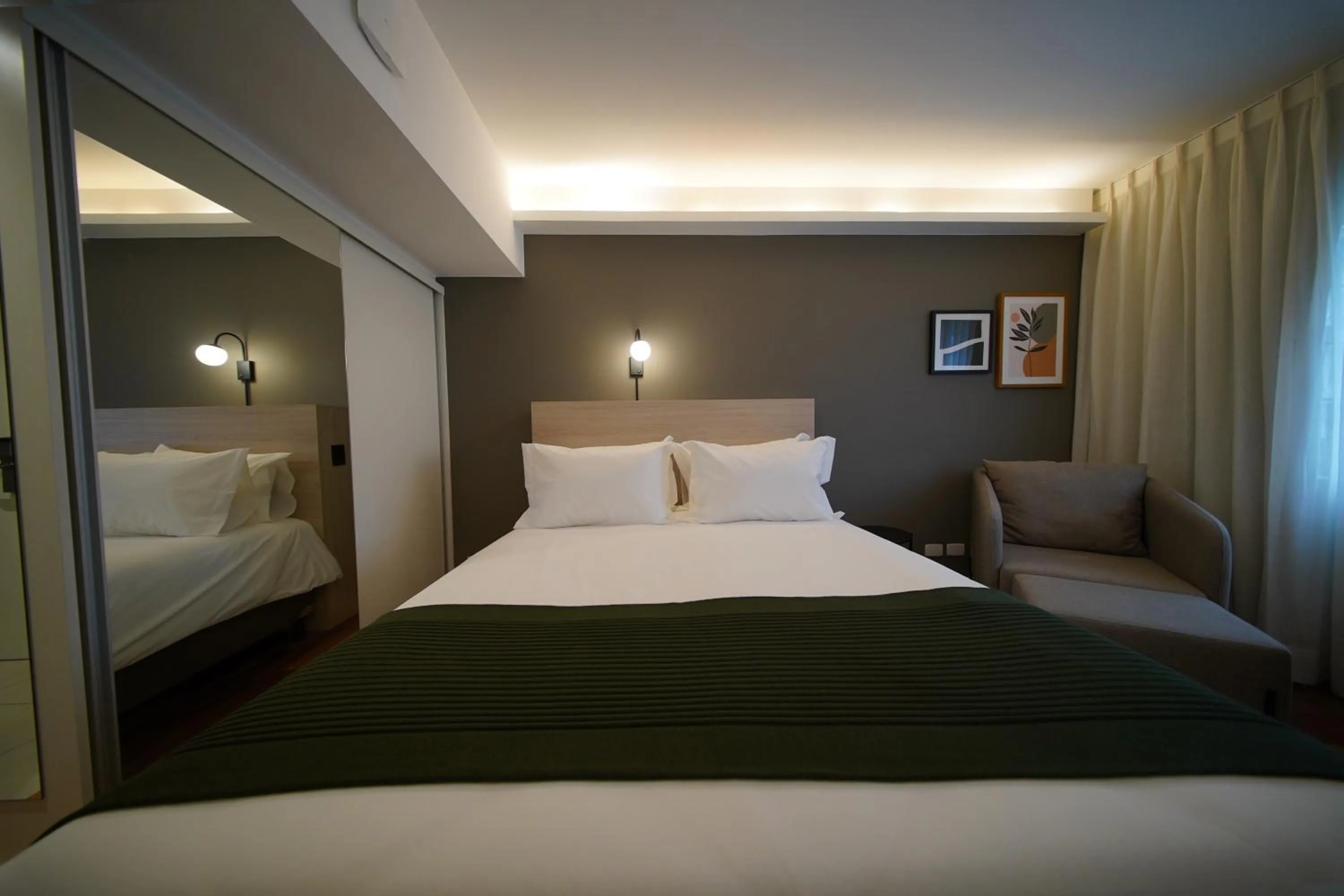 Bed in HIGI HOTEL SÃO PAULO