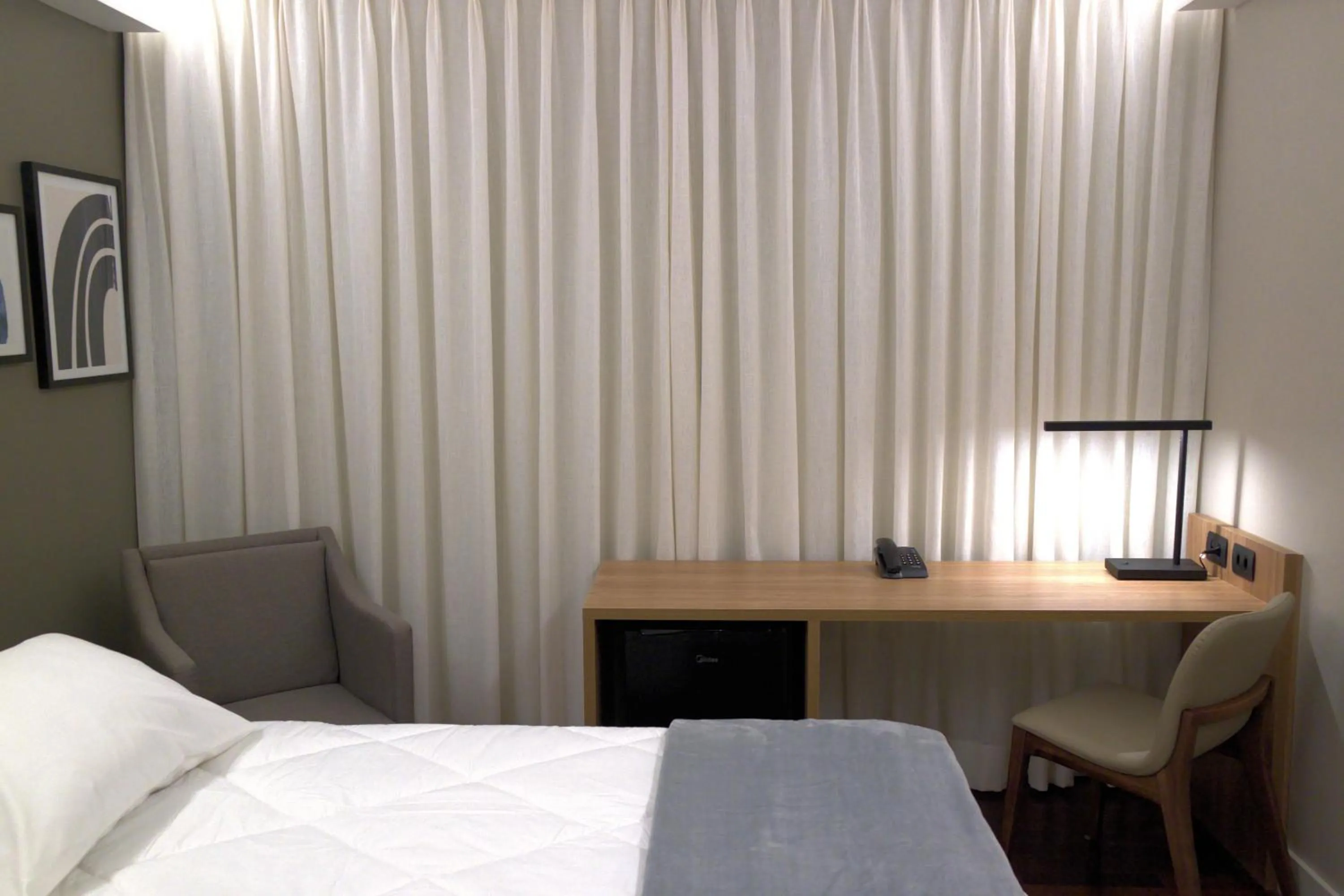 Bed in HIGI HOTEL SÃO PAULO