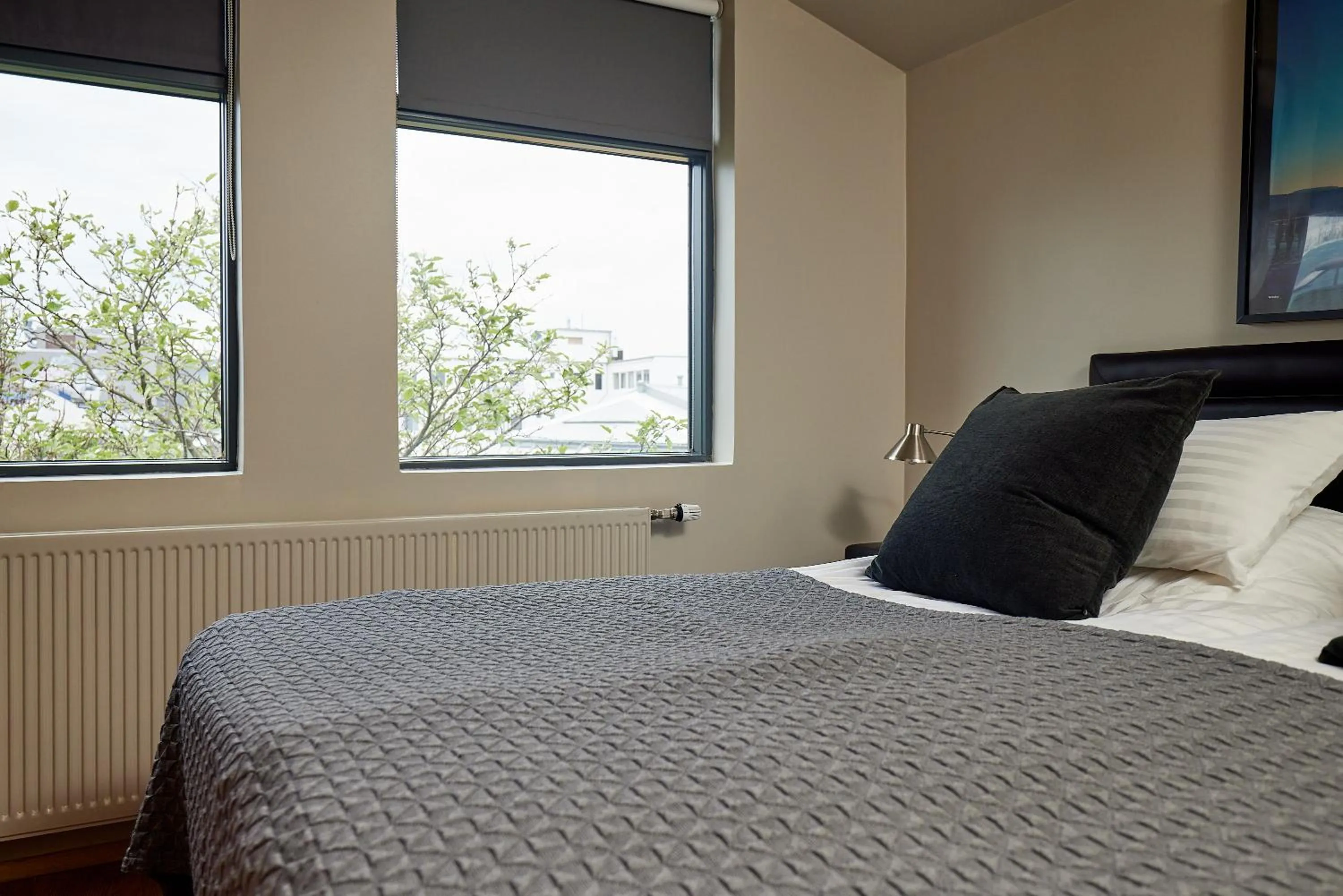 Bedroom, Bed in Hotel Frón