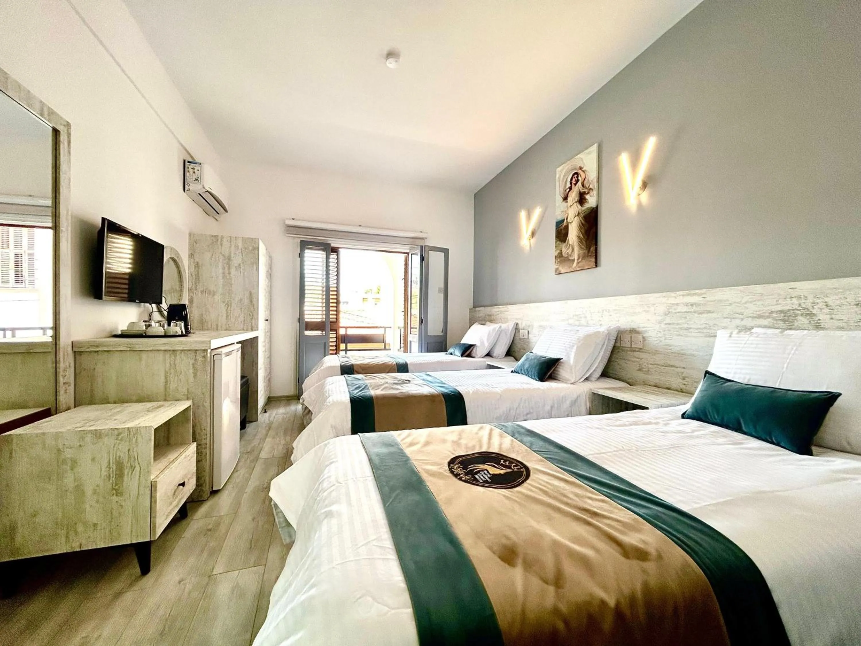 Bed in Royal Goddess Guest House, Walled City