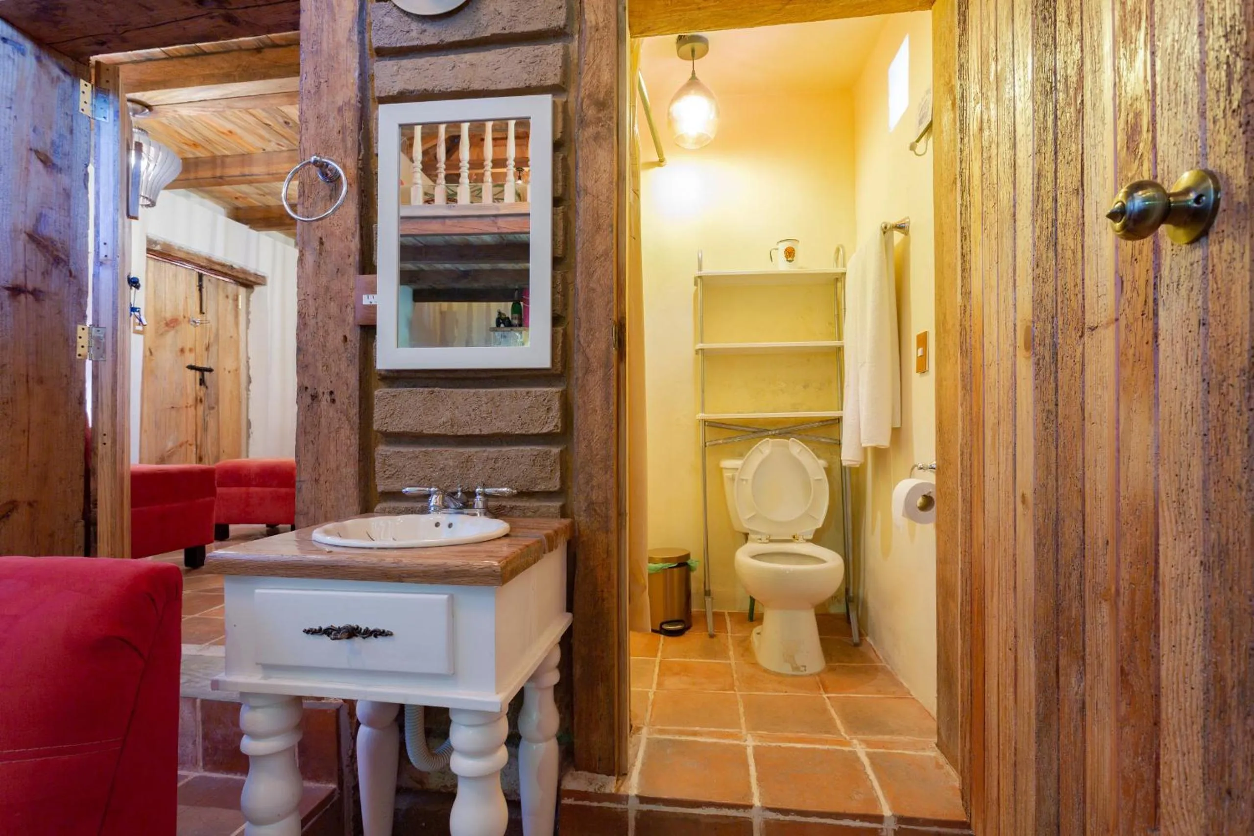 Toilet in Hotel Boutique El Rincón