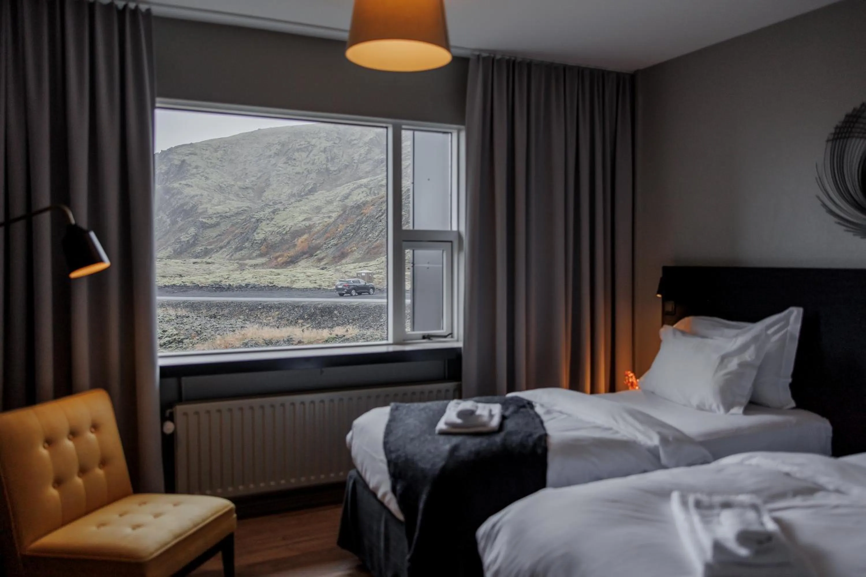 Bed in ION Adventure Hotel, Nesjavellir, a Member of Design Hotels
