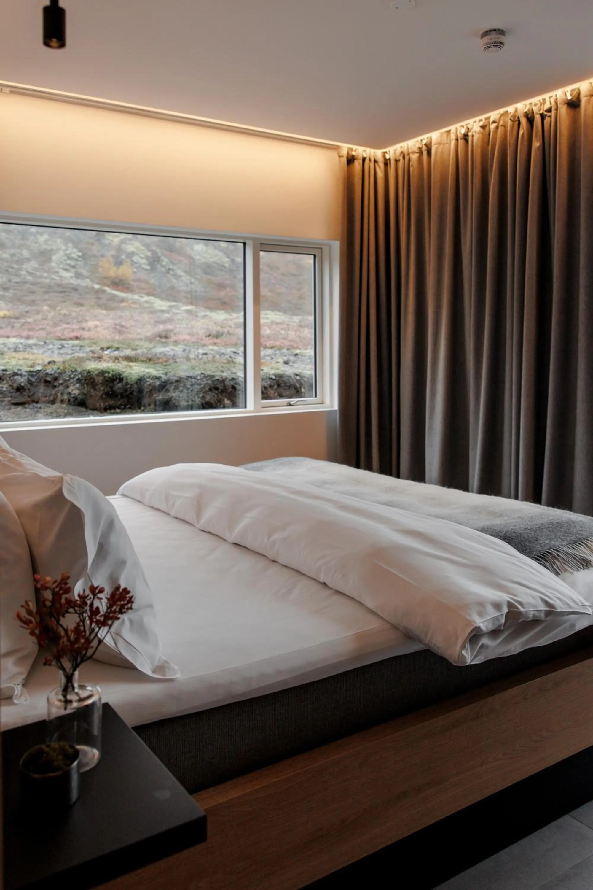 Bed in ION Adventure Hotel, Nesjavellir, a Member of Design Hotels