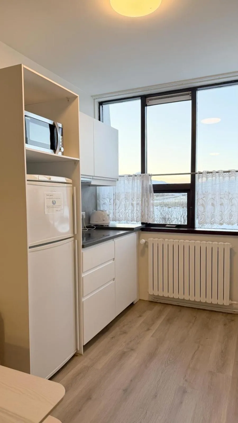 Kitchen or kitchenette in Hótel Dalvík