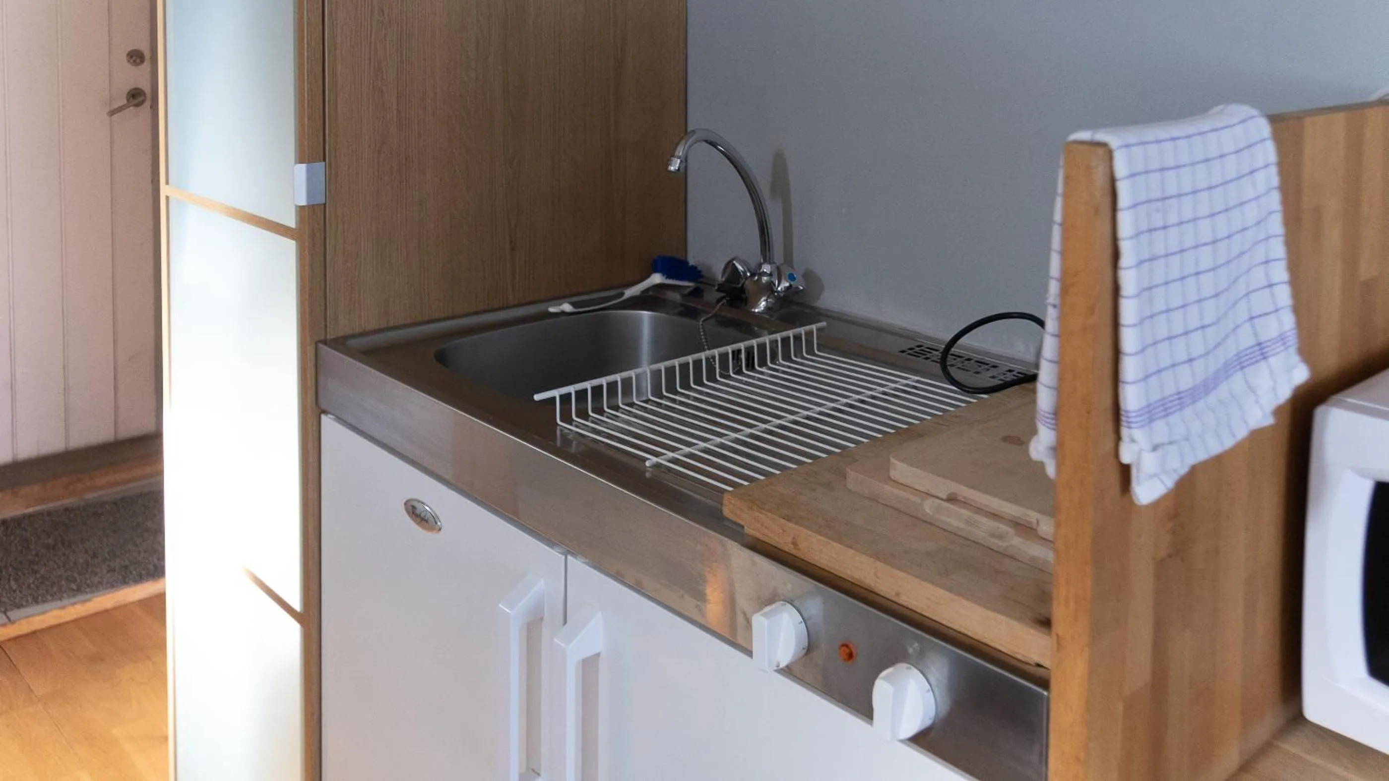 Kitchen or kitchenette in Hótel Dalvík