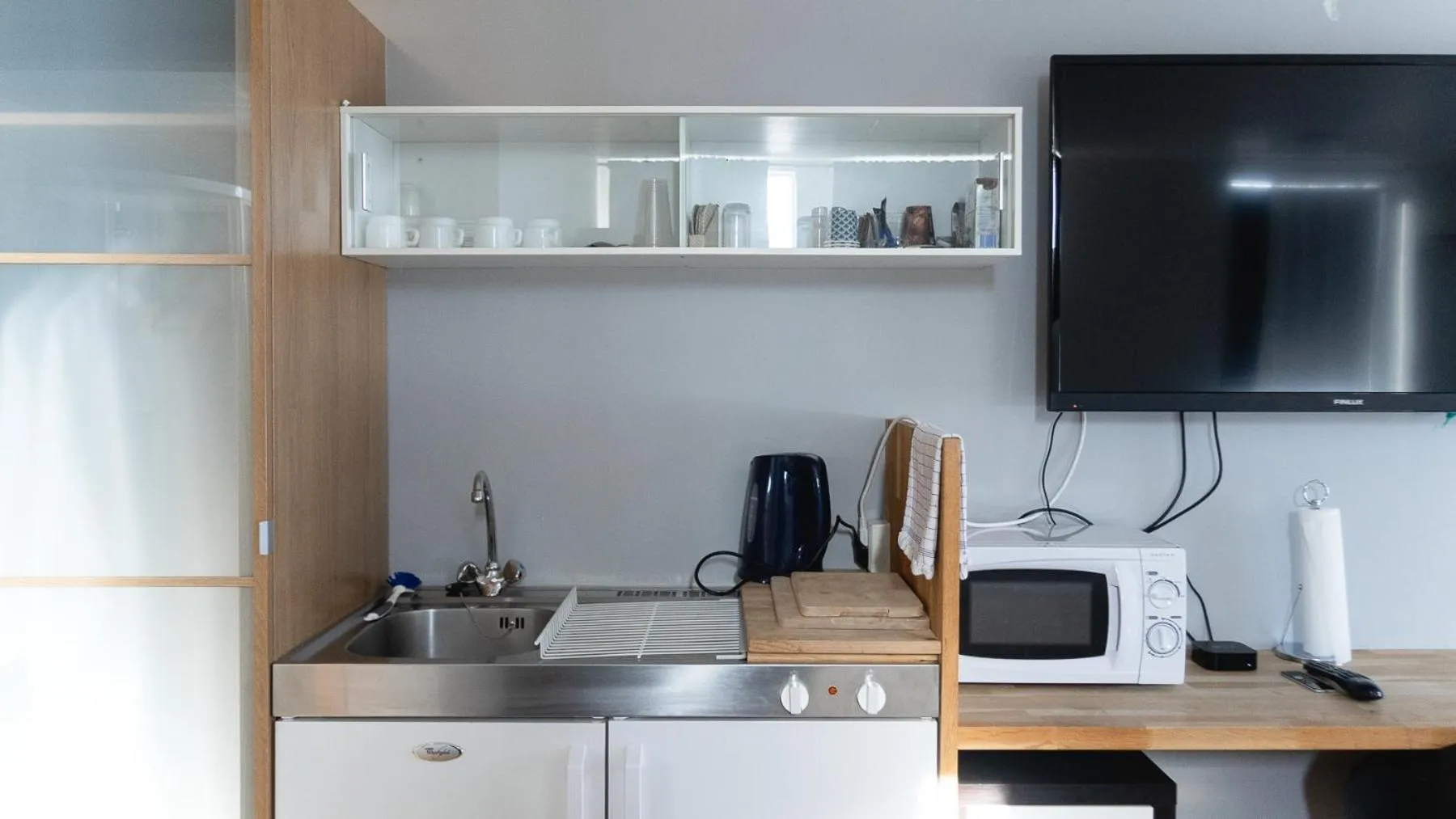 Kitchen or kitchenette in Hótel Dalvík