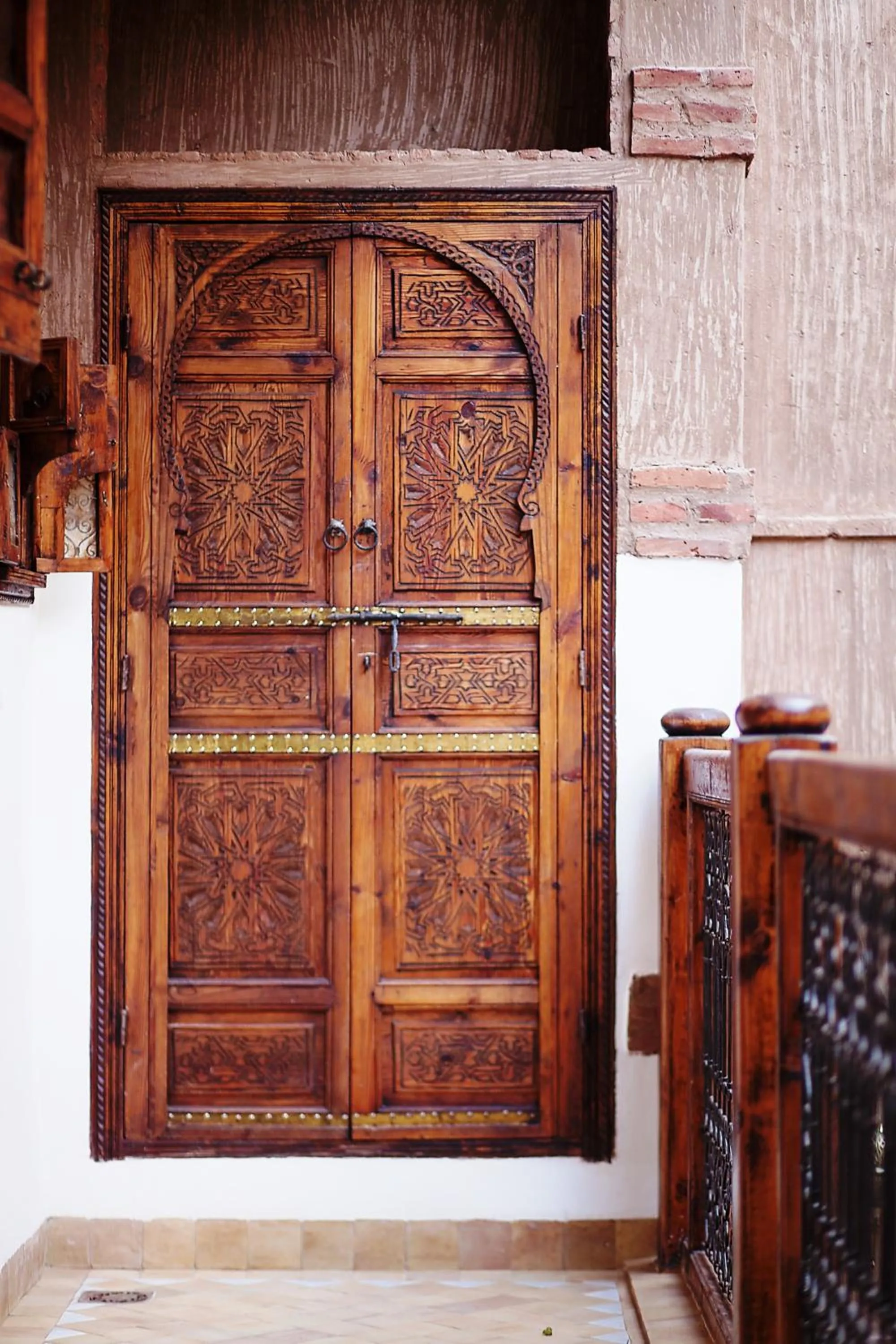 Decorative detail in Riad Carina