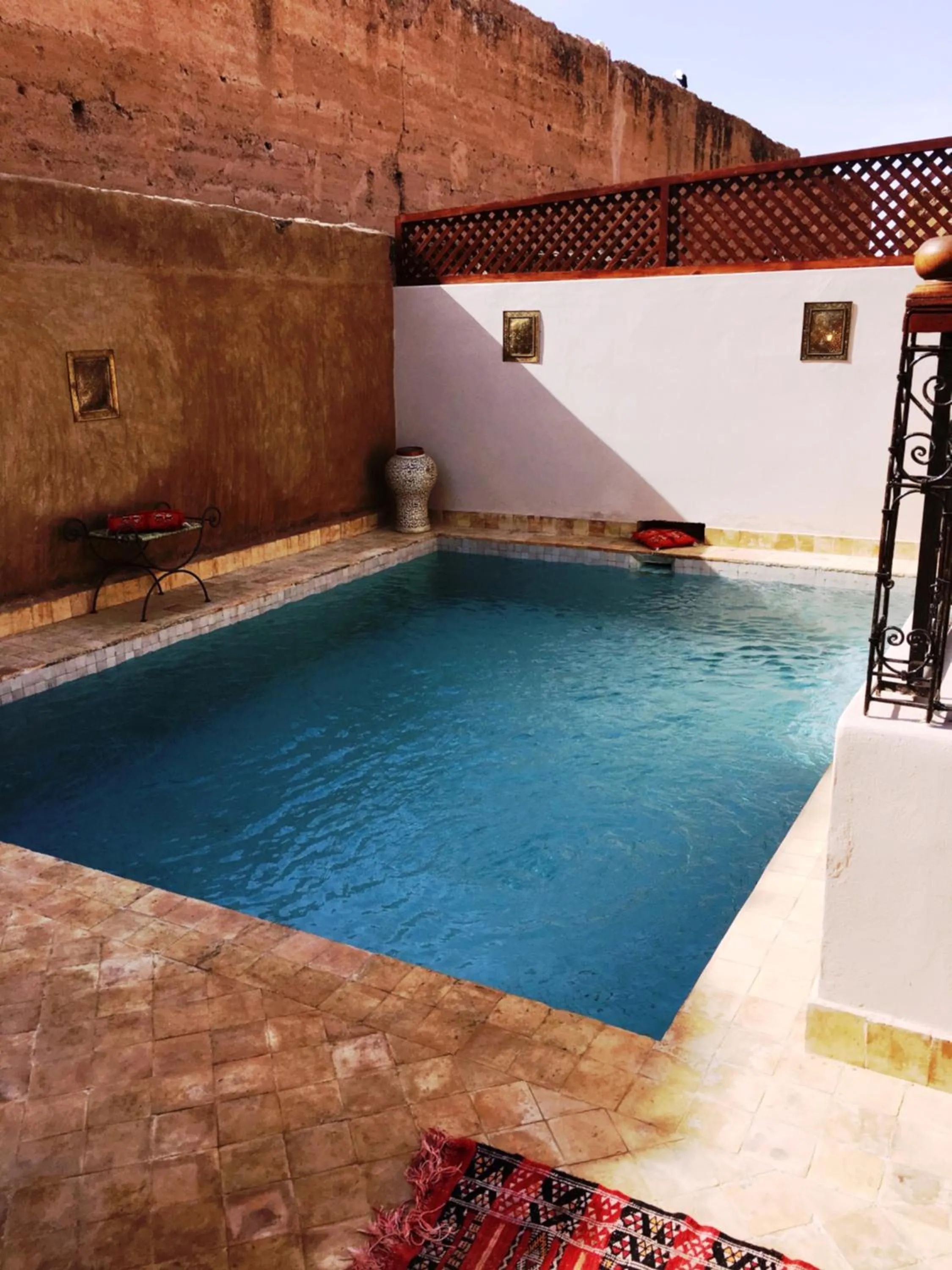 Balcony/Terrace in Riad Carina