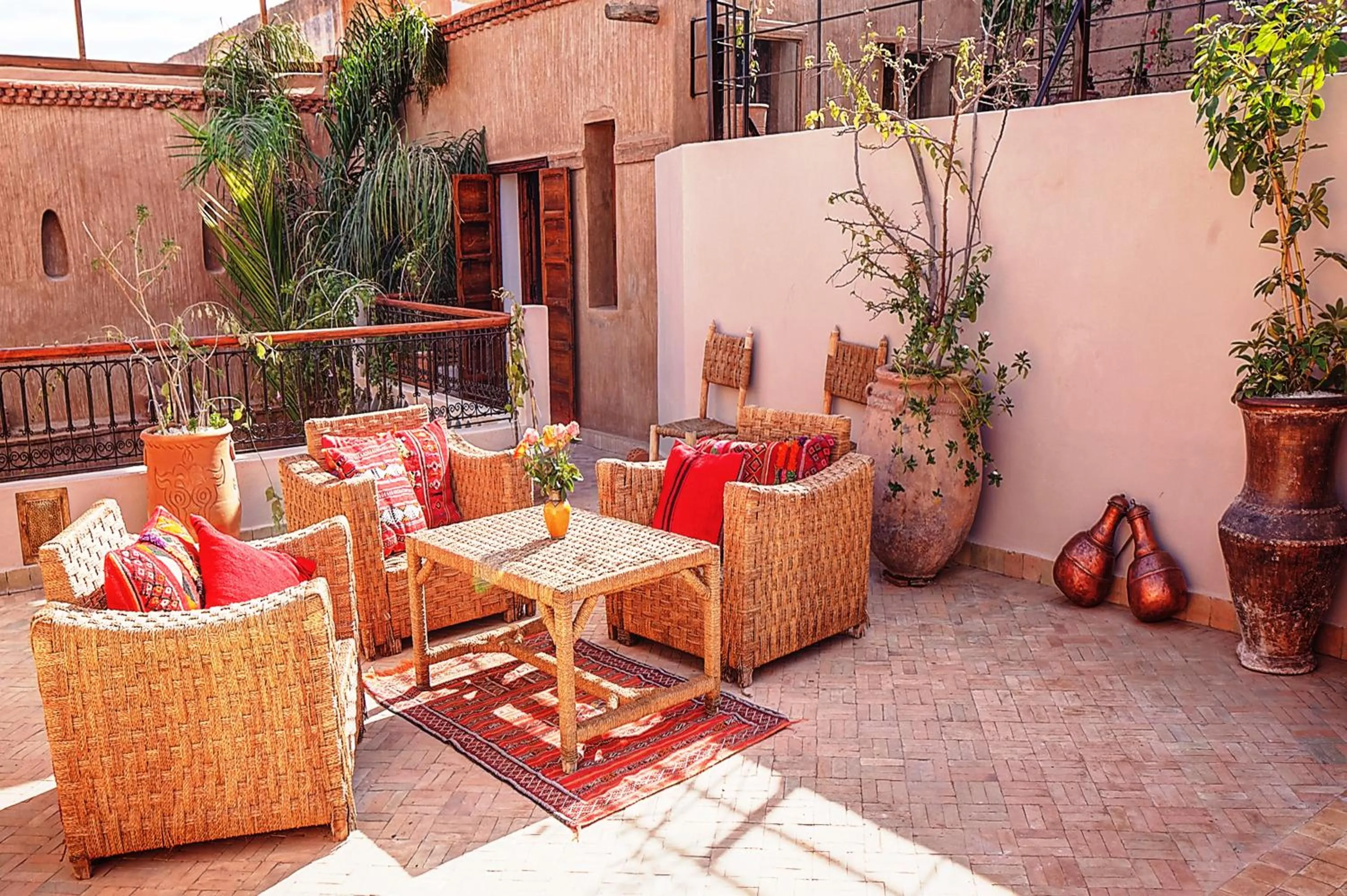Balcony/Terrace in Riad Carina