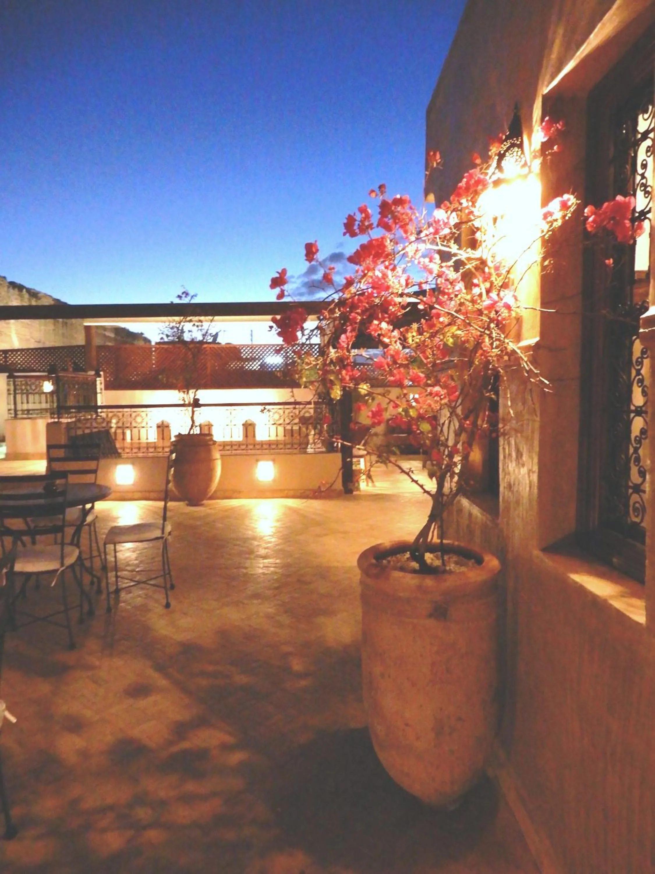 Balcony/Terrace in Riad Carina