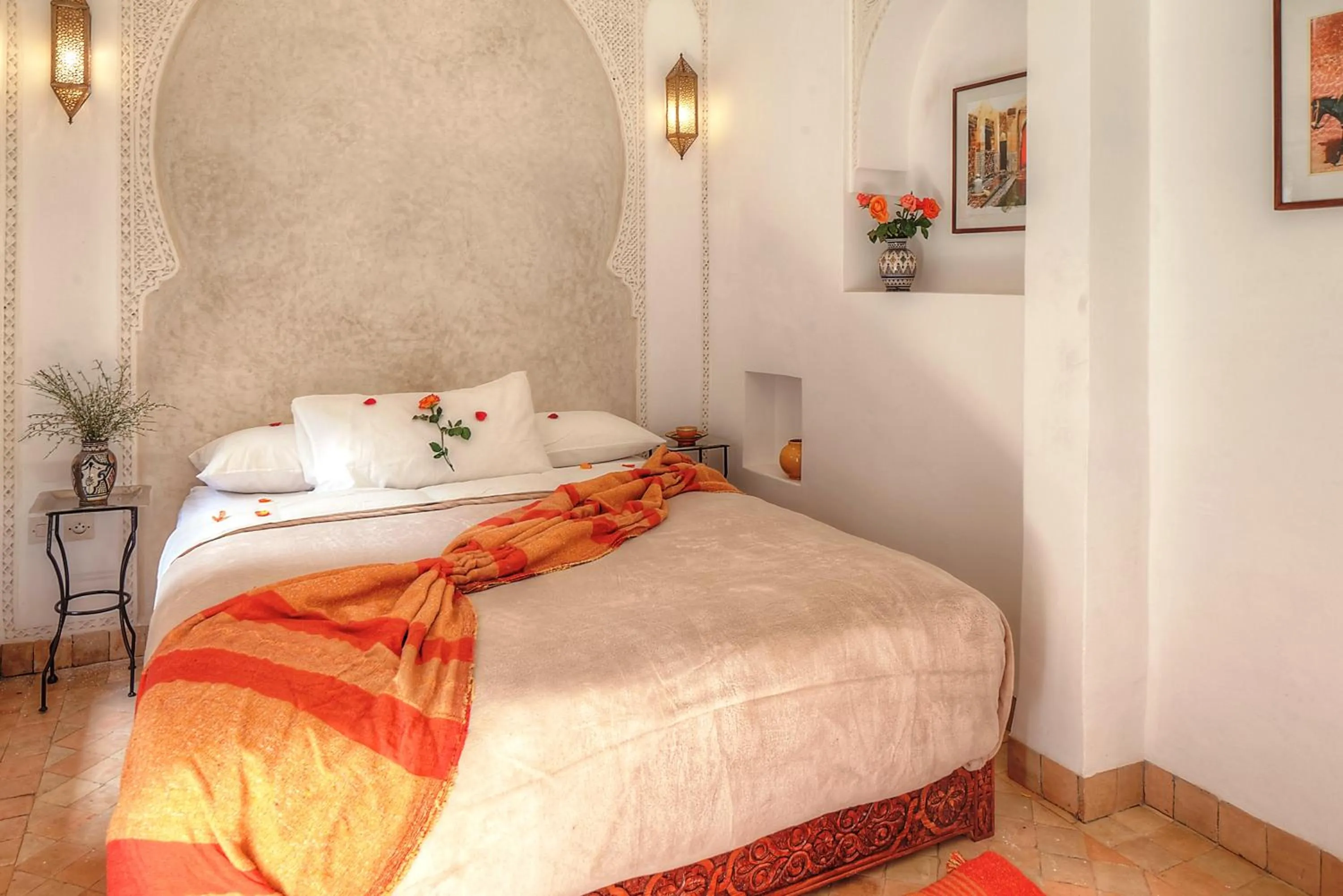 Bedroom, Bed in Riad Carina