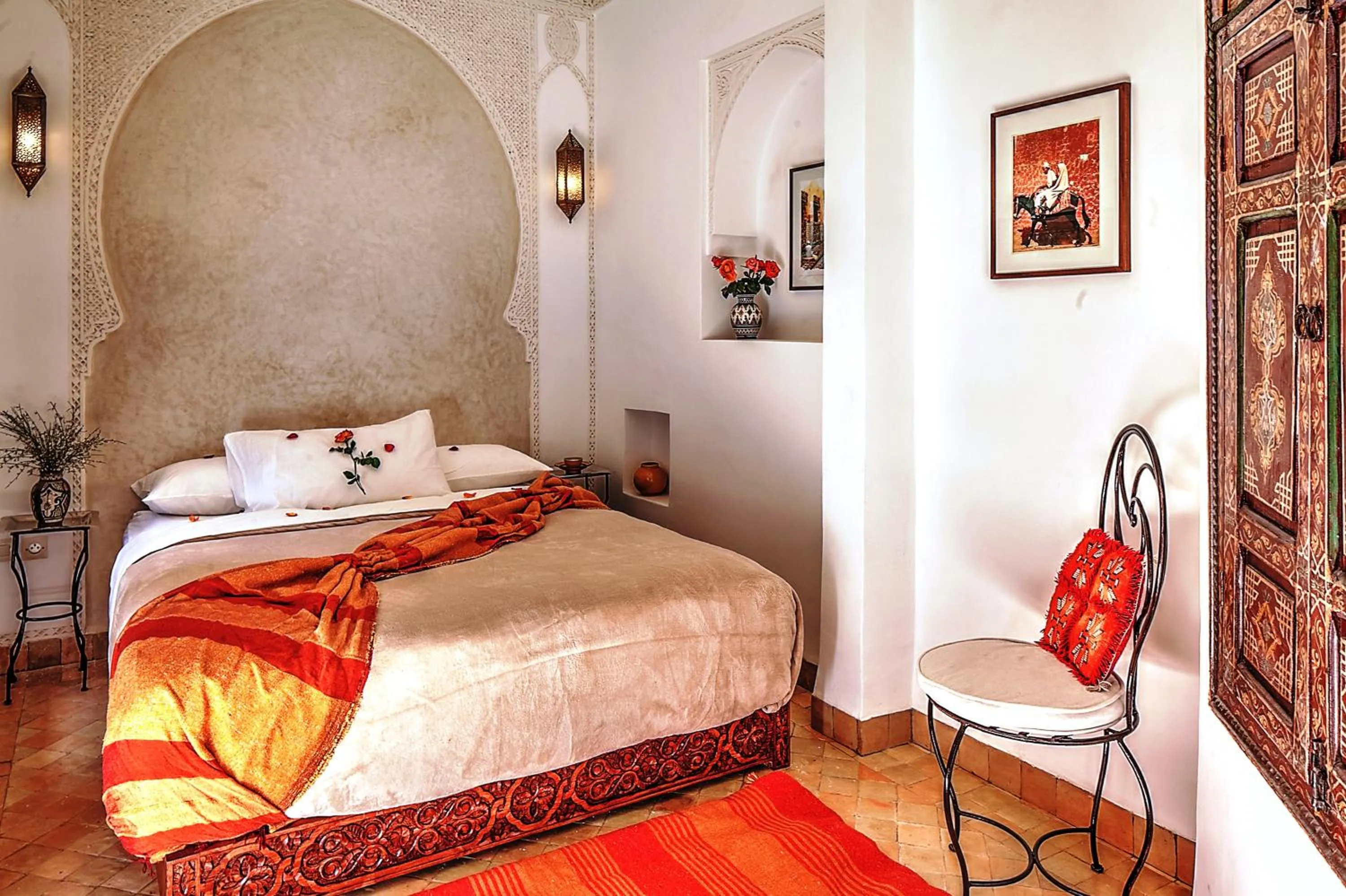 Bedroom, Bed in Riad Carina