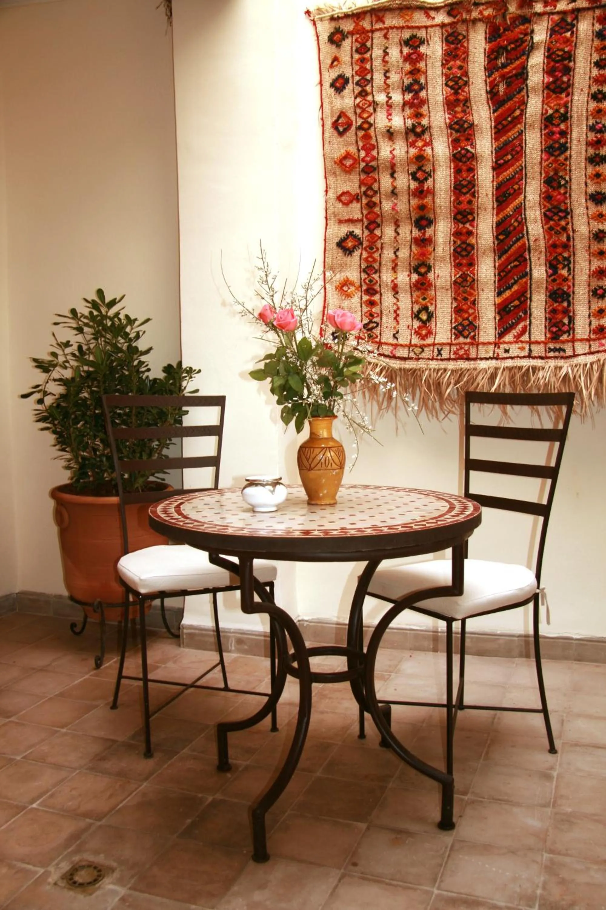 Seating area in Riad Carina