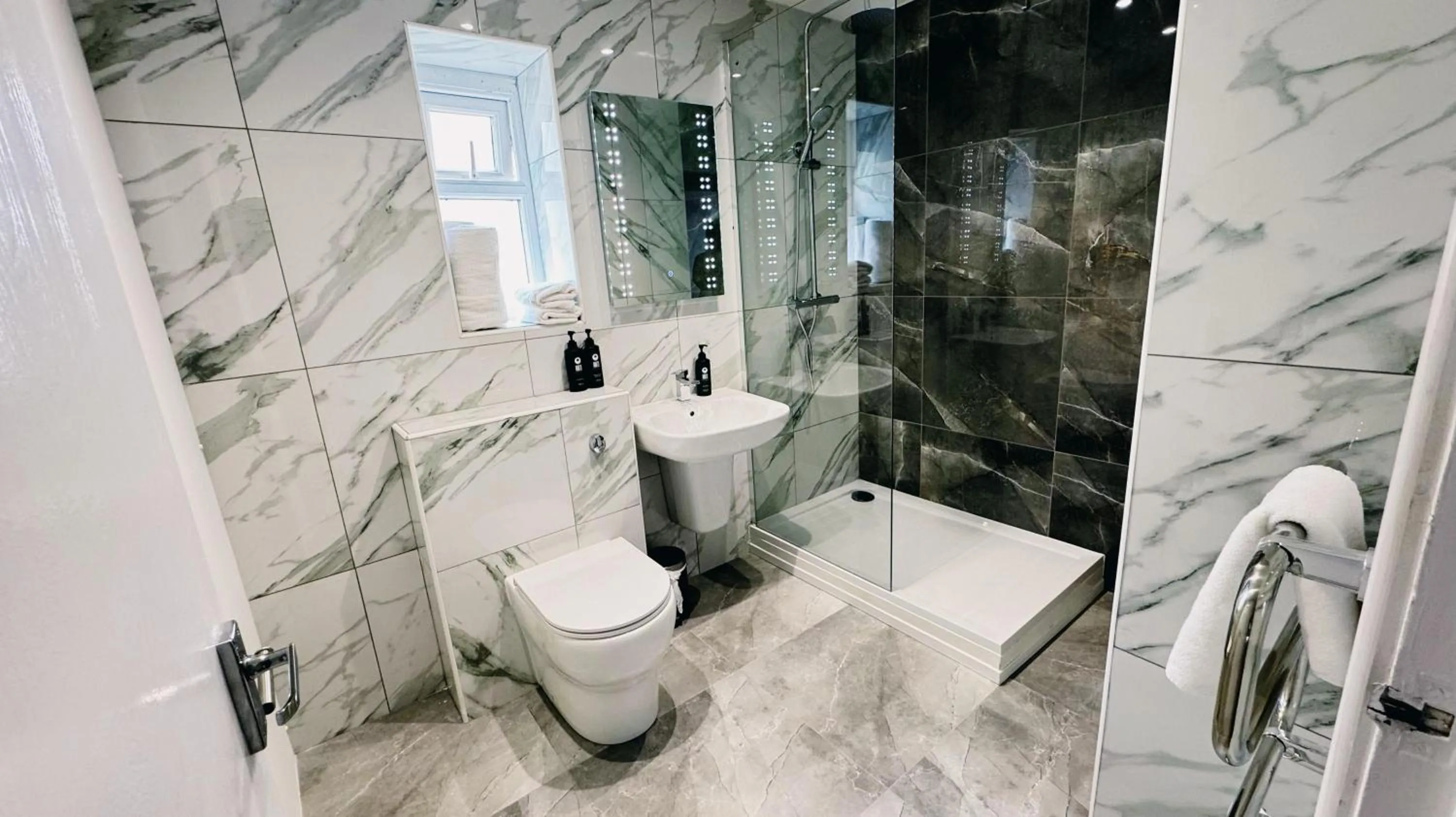 Shower in Park hall Hotel & Spa Lancashire, a member of Radisson Individuals