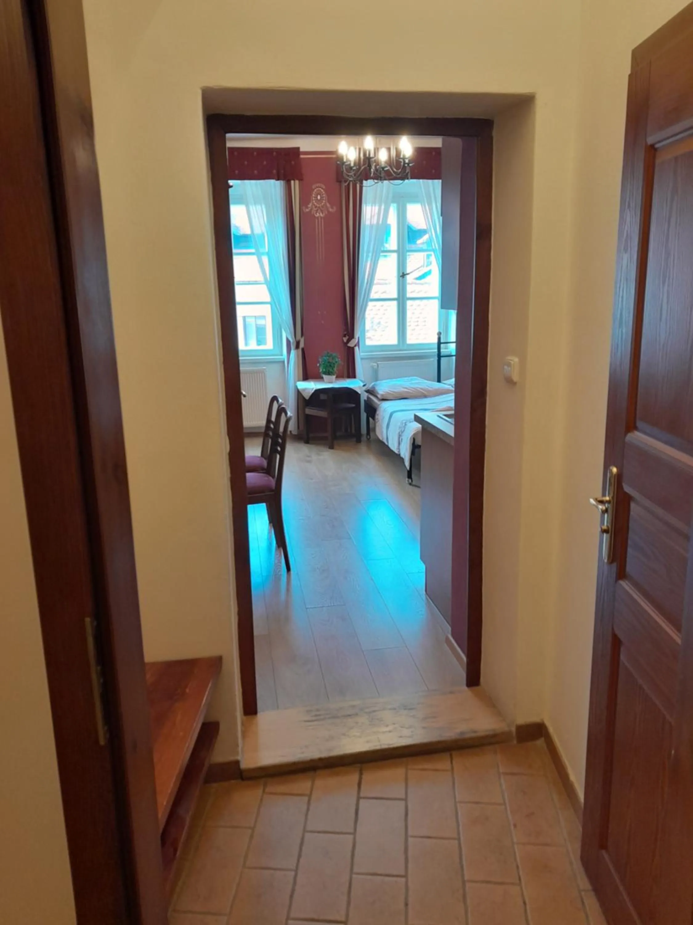 Bed in Apartments Kájovská 63