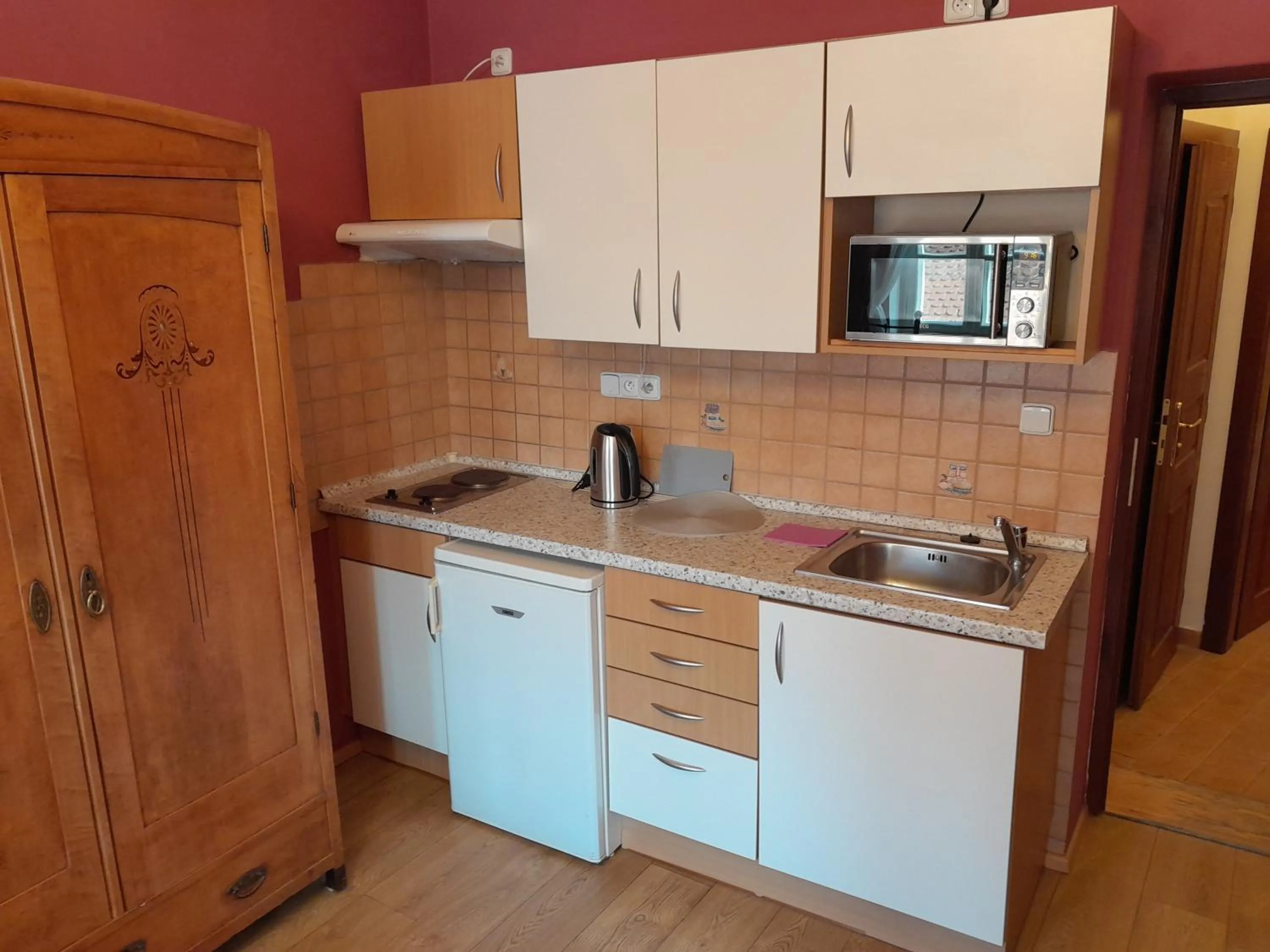 Kitchen or kitchenette in Apartments Kájovská 63