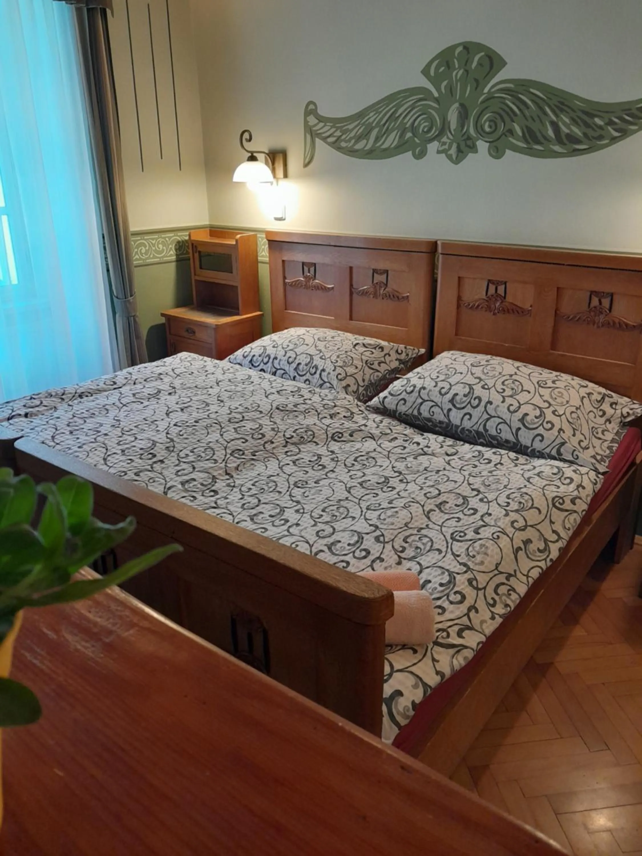 Bed in Apartments Kájovská 63