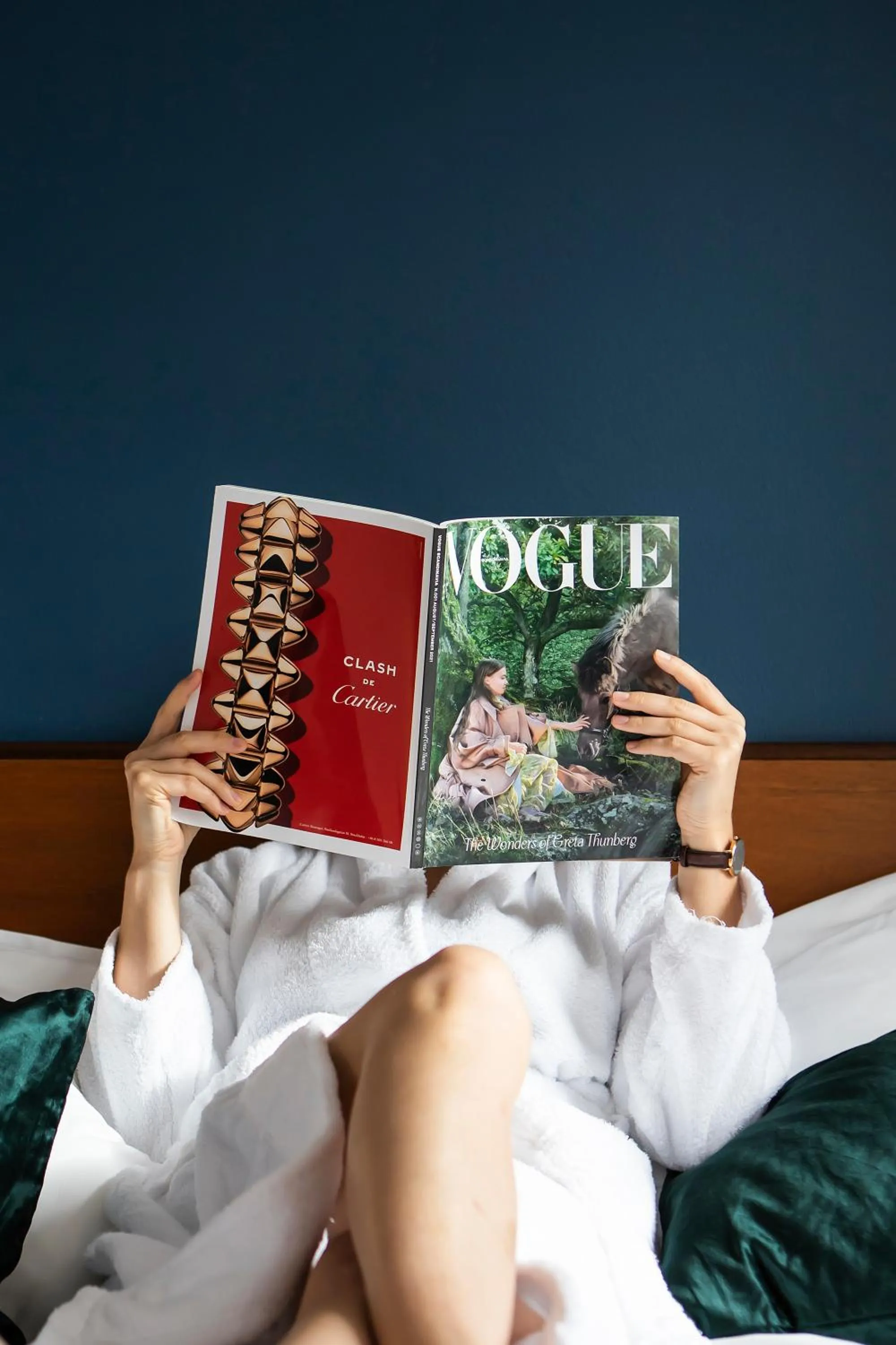 Bed in Hotel Holt - The Art Hotel