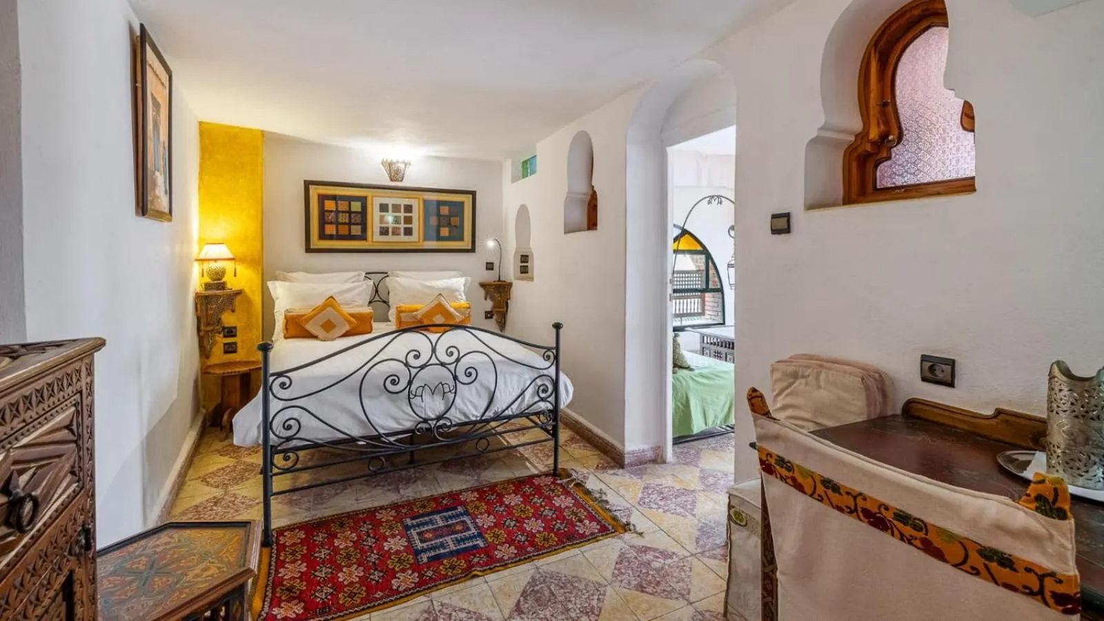 Photo of the whole room, Bed in Riad Maison Arabo-Andalouse