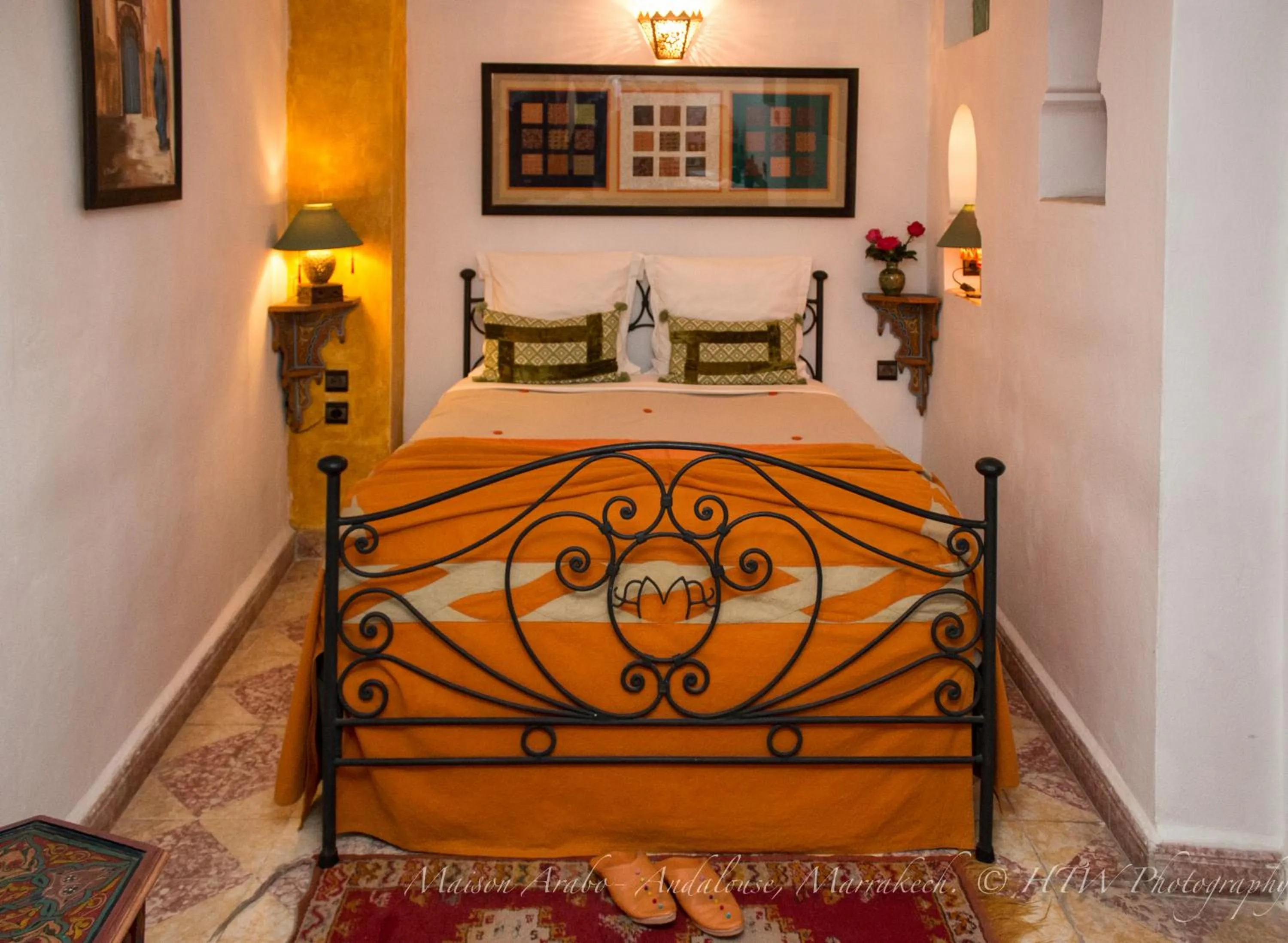 Photo of the whole room, Bed in Riad Maison Arabo-Andalouse