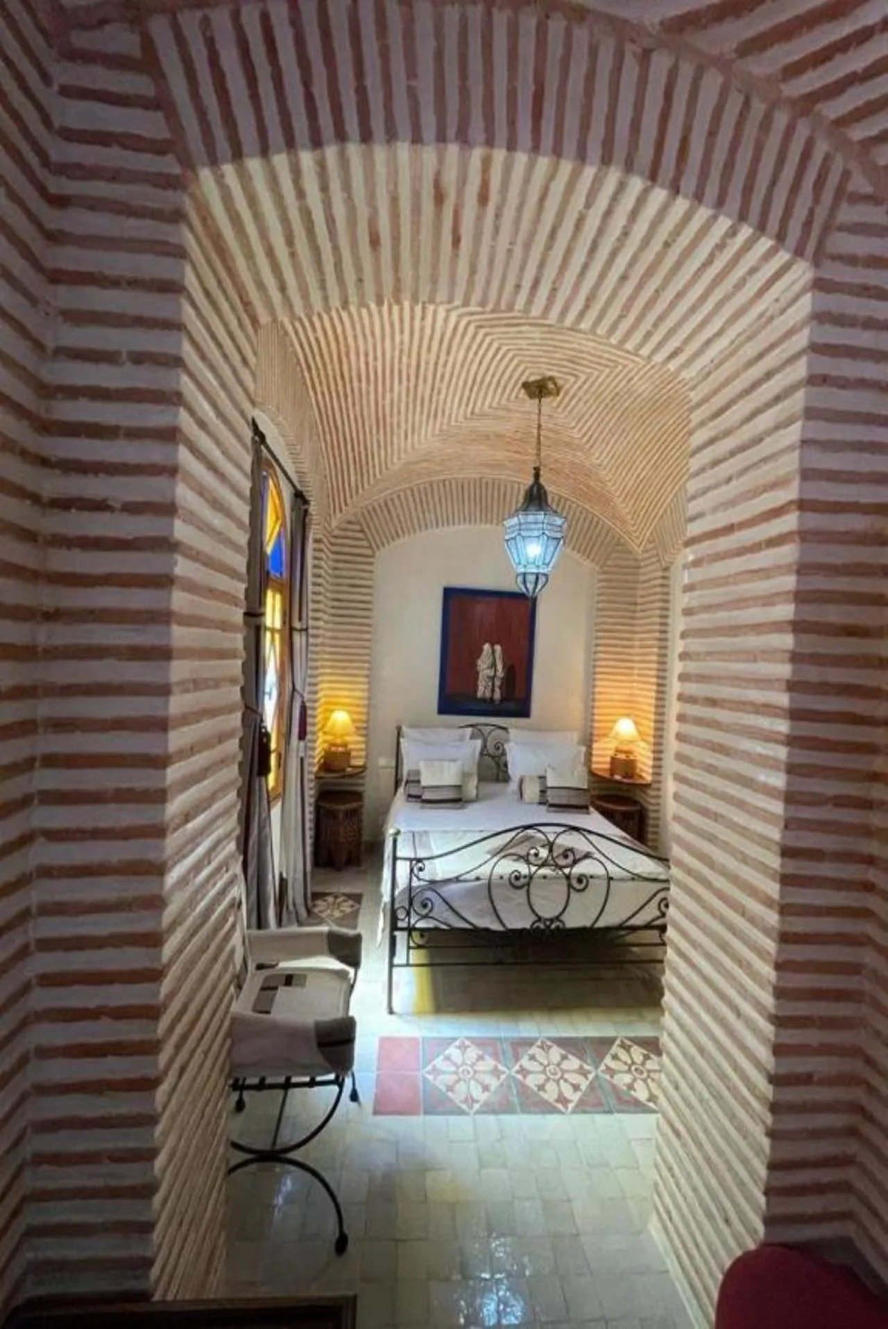 Photo of the whole room, Bed in Riad Maison Arabo-Andalouse