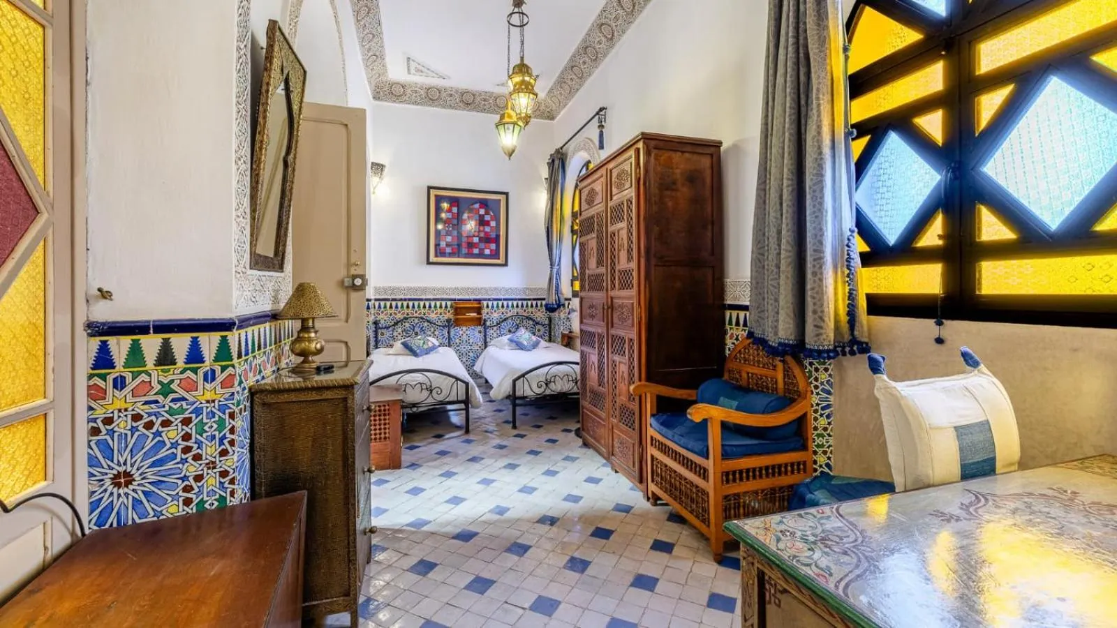 Photo of the whole room, Bed in Riad Maison Arabo-Andalouse