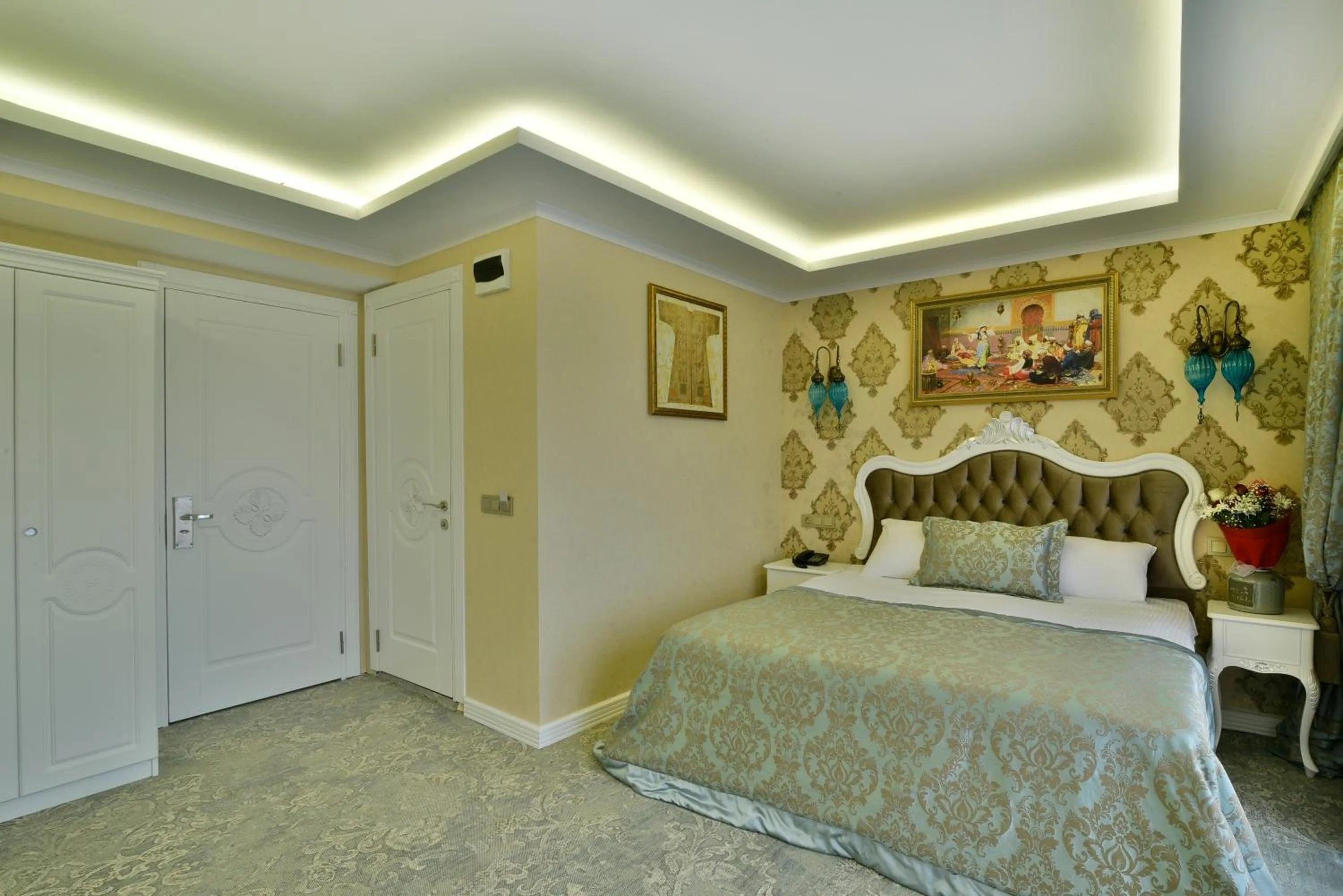 Bedroom, Bed in Hotel Bon Hagia Sophia