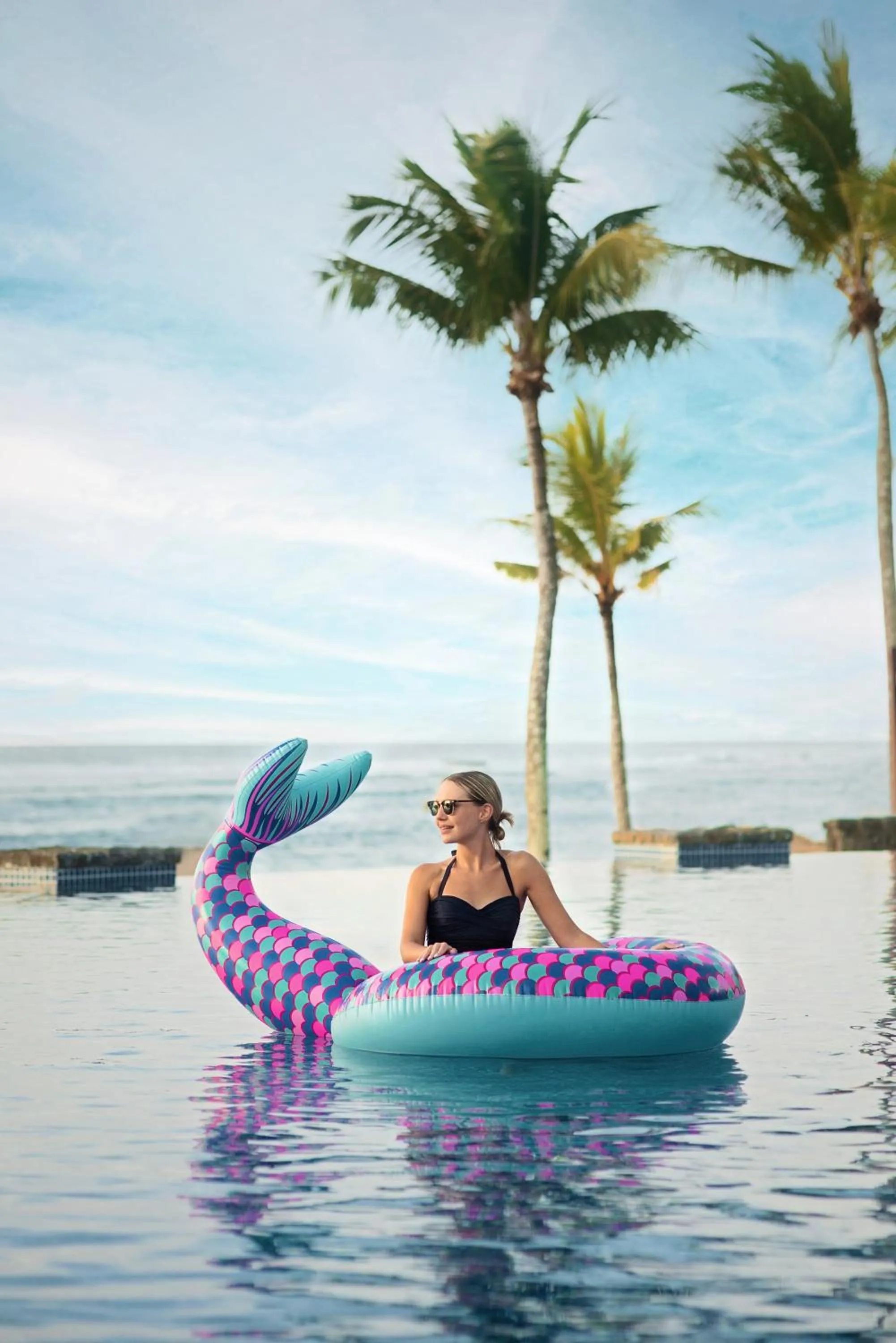 Swimming pool in Le Meridien Ile Maurice