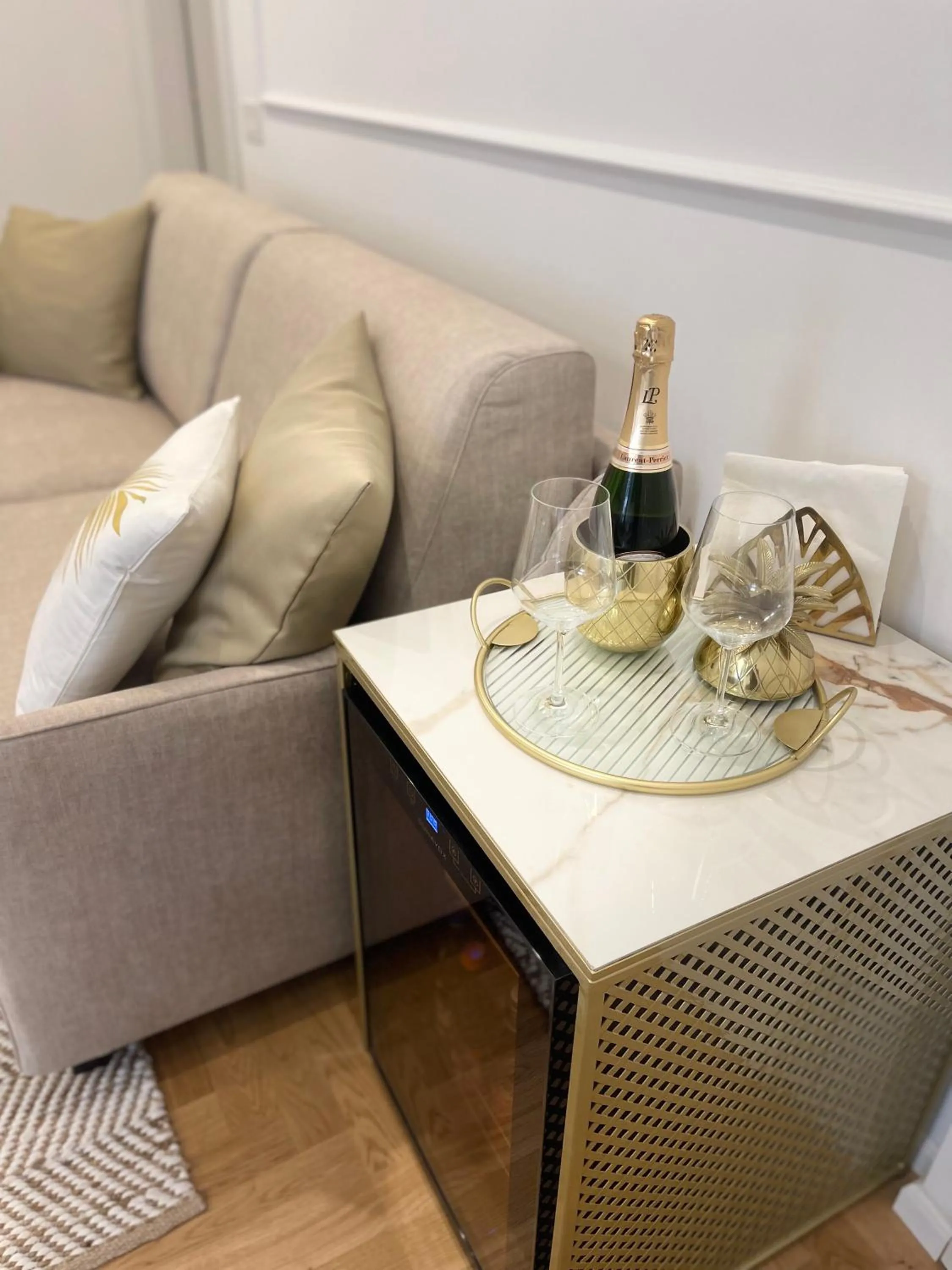 Living room in Bellagio Luxury Suites Apartments