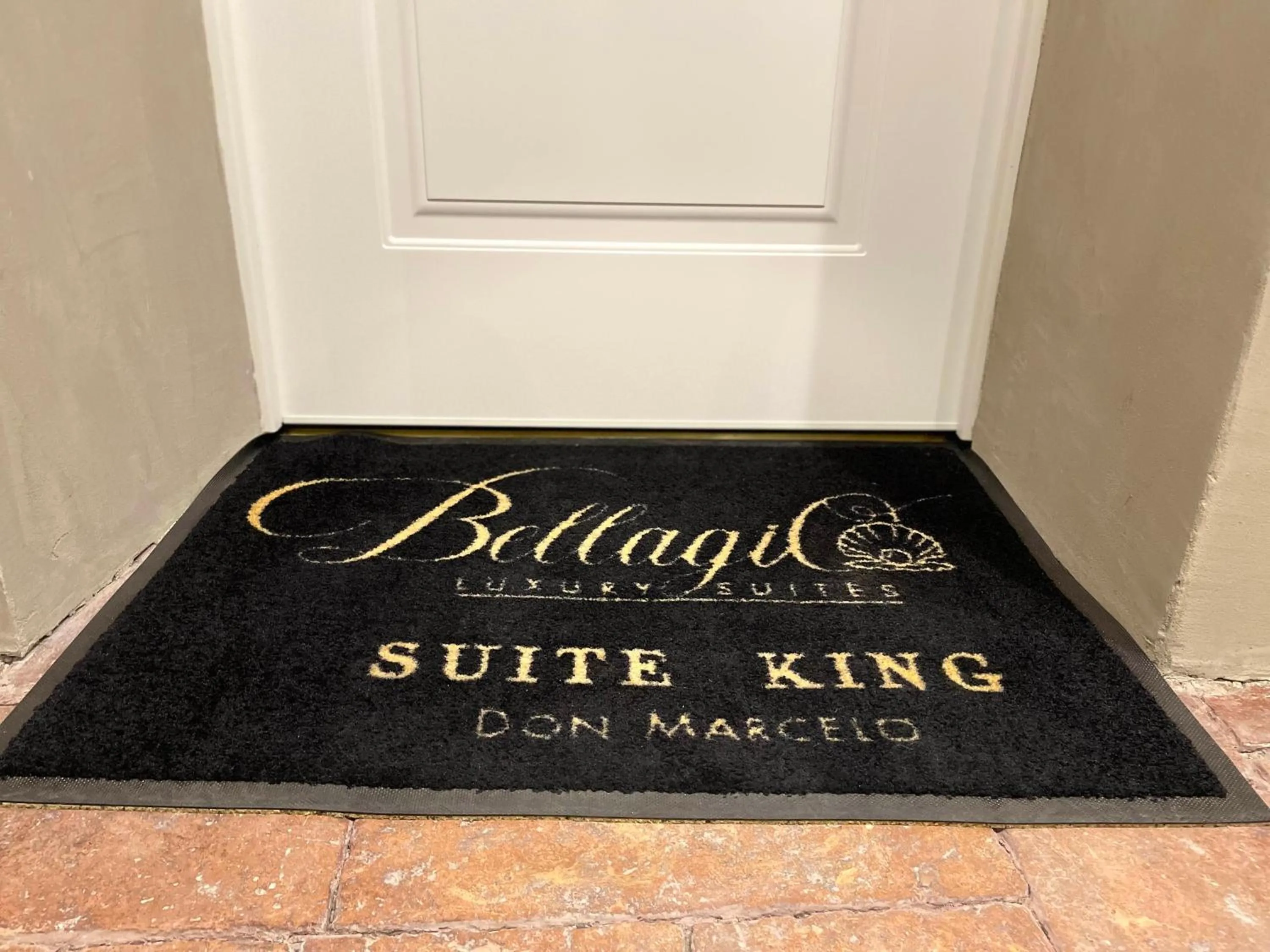Property logo or sign in Bellagio Luxury Suites Apartments