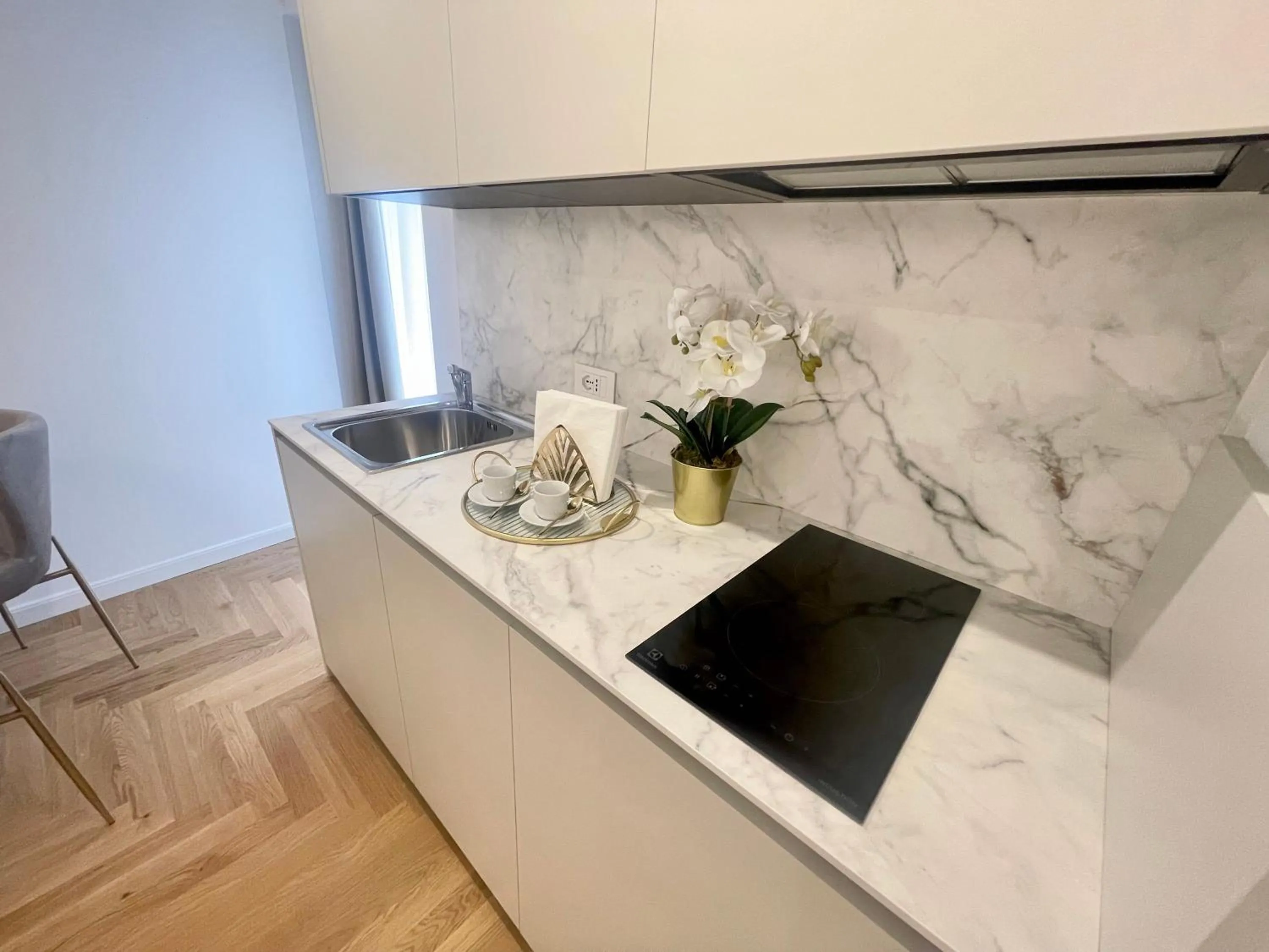 Kitchen or kitchenette in Bellagio Luxury Suites Apartments