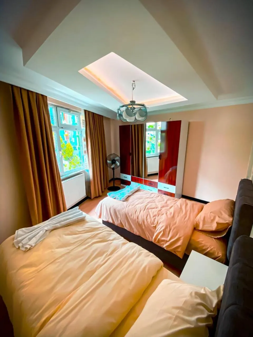 Bedroom, Bed in Eyüpsultan ABS Suites