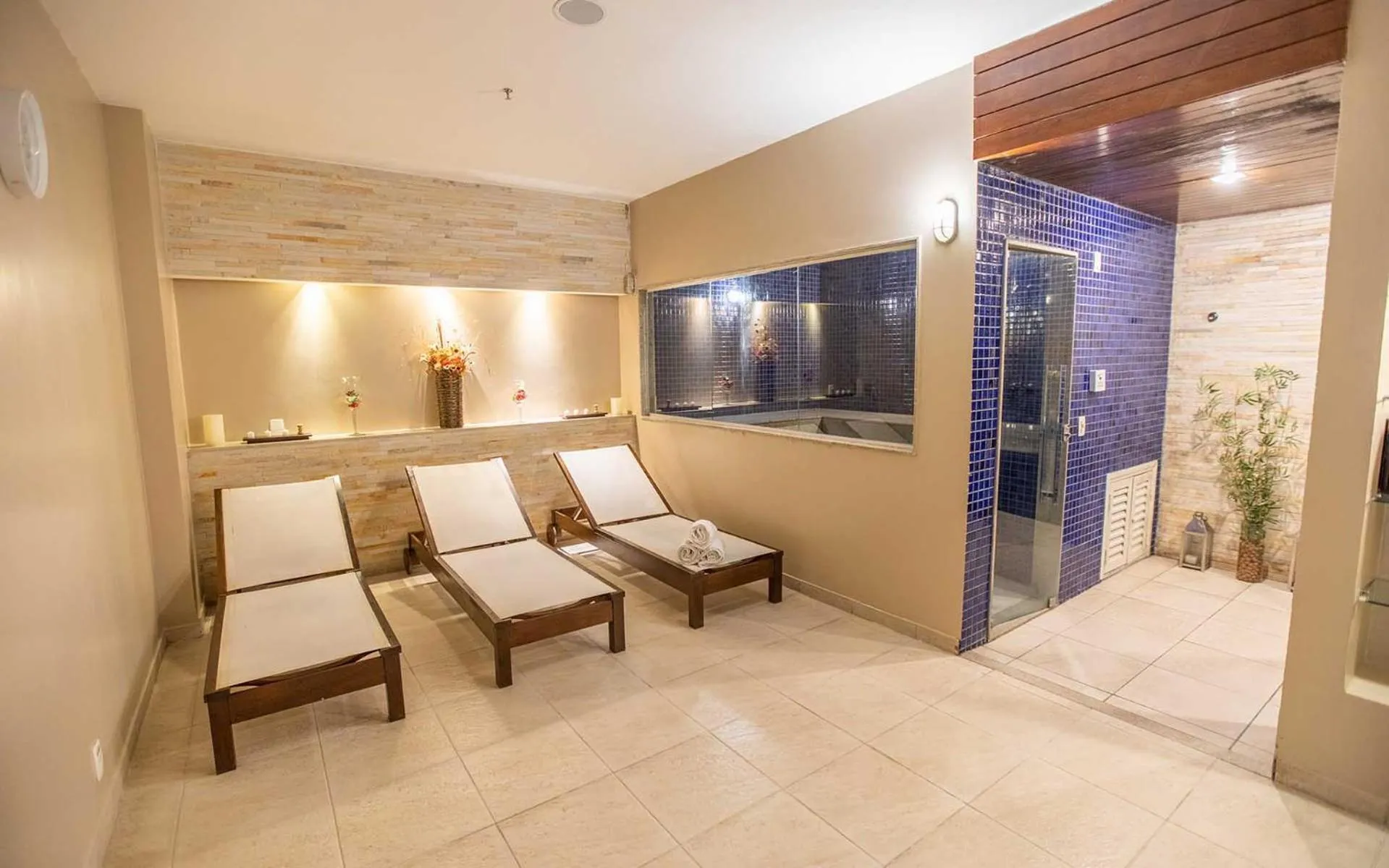 Spa and wellness centre/facilities in Apart Hotel Fusion Estacionamento Grátis A007