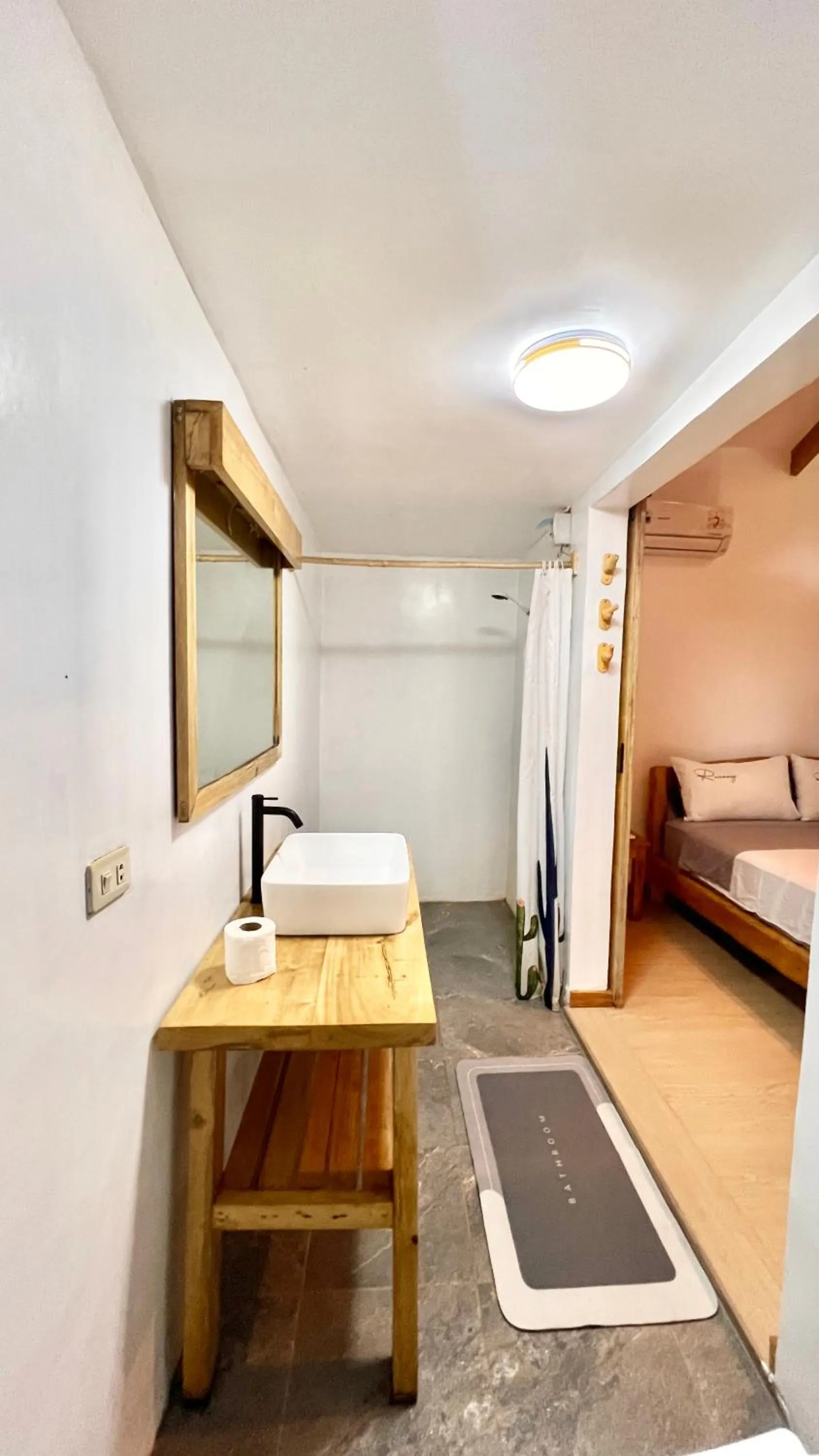 Bed in AA Jungle Guesthouse Deluxe