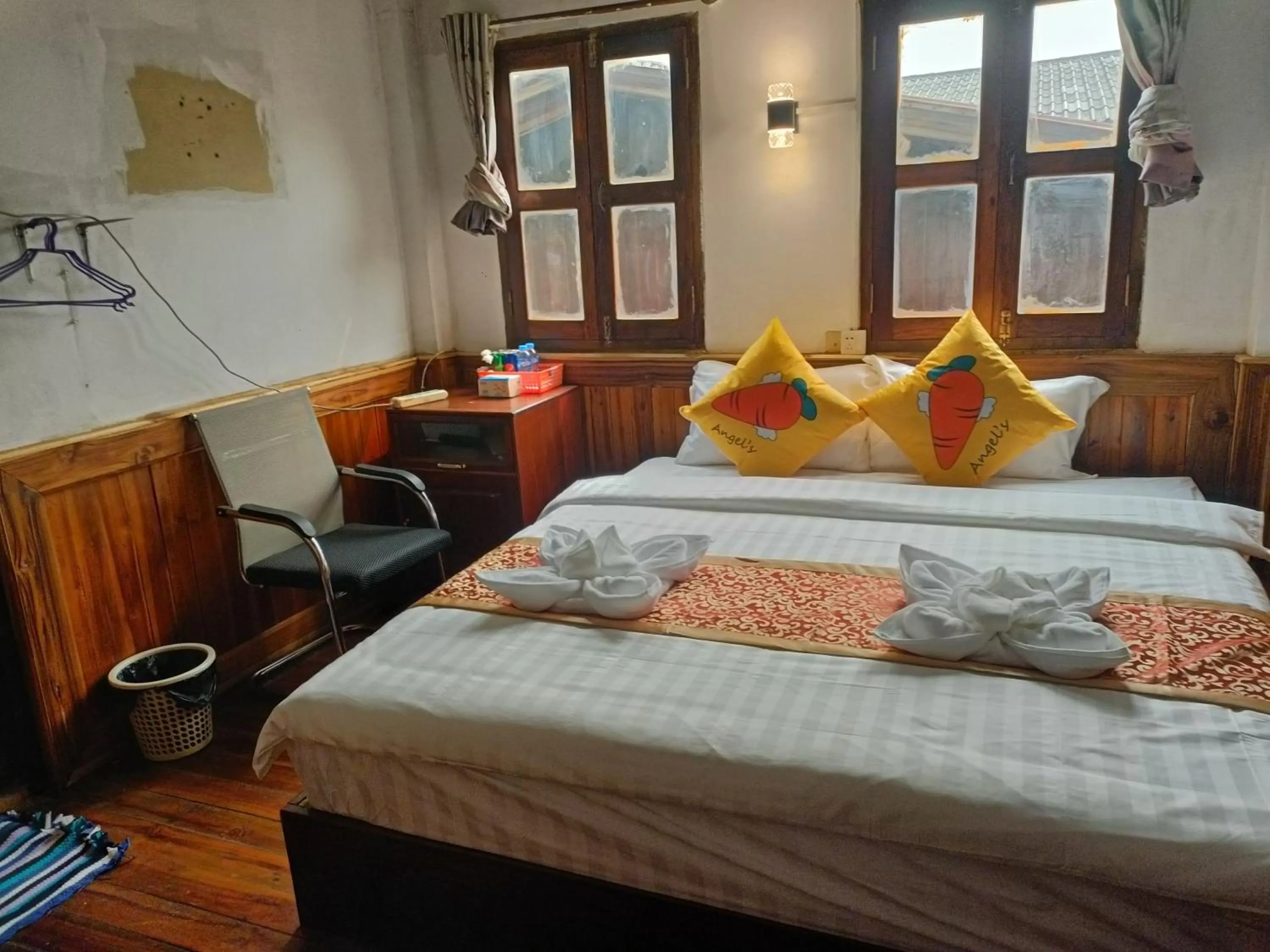 Bed in KONGKHAM GUESTHOUSE